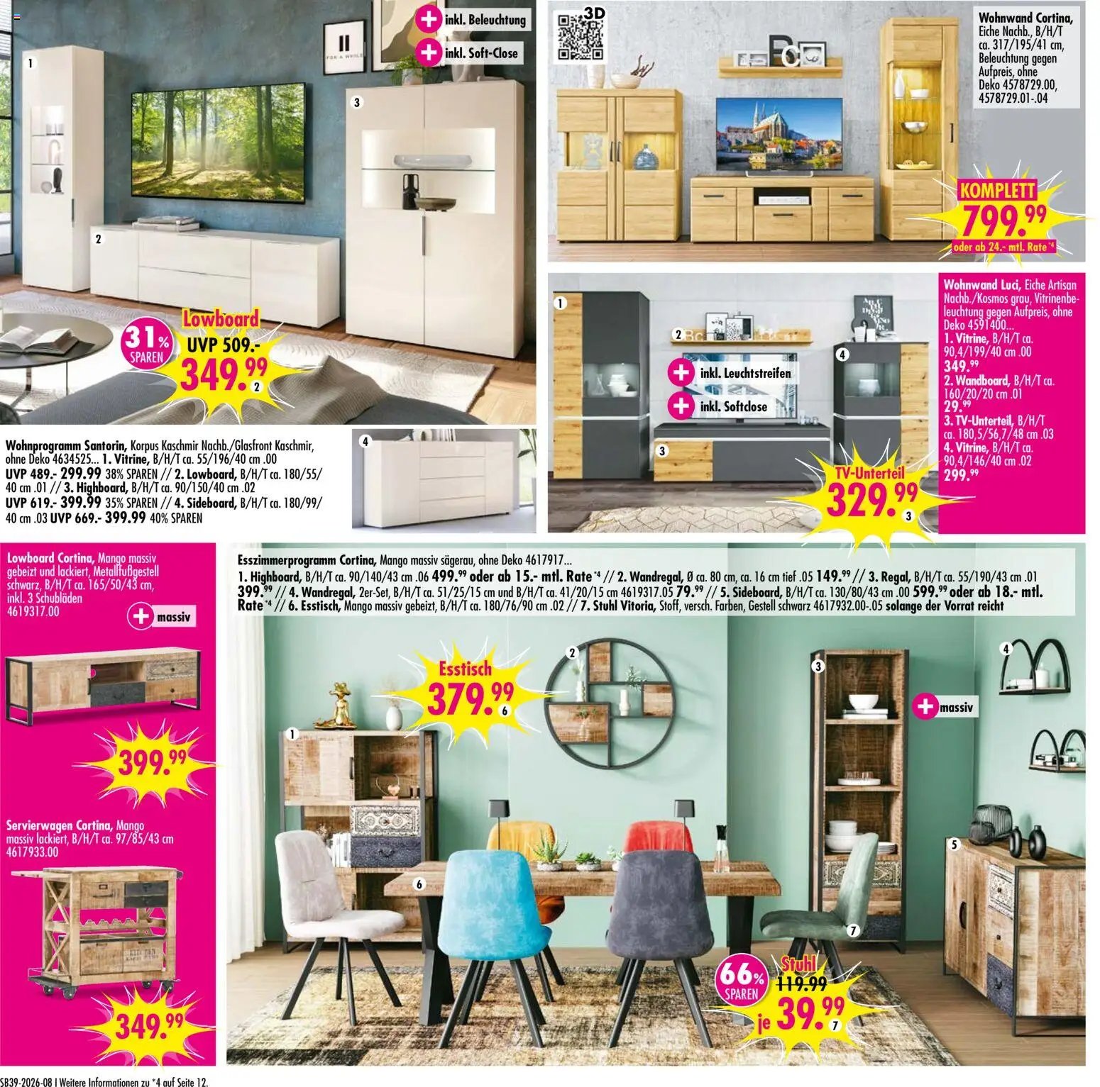 SB Möbel Boss Prospekt Mainz