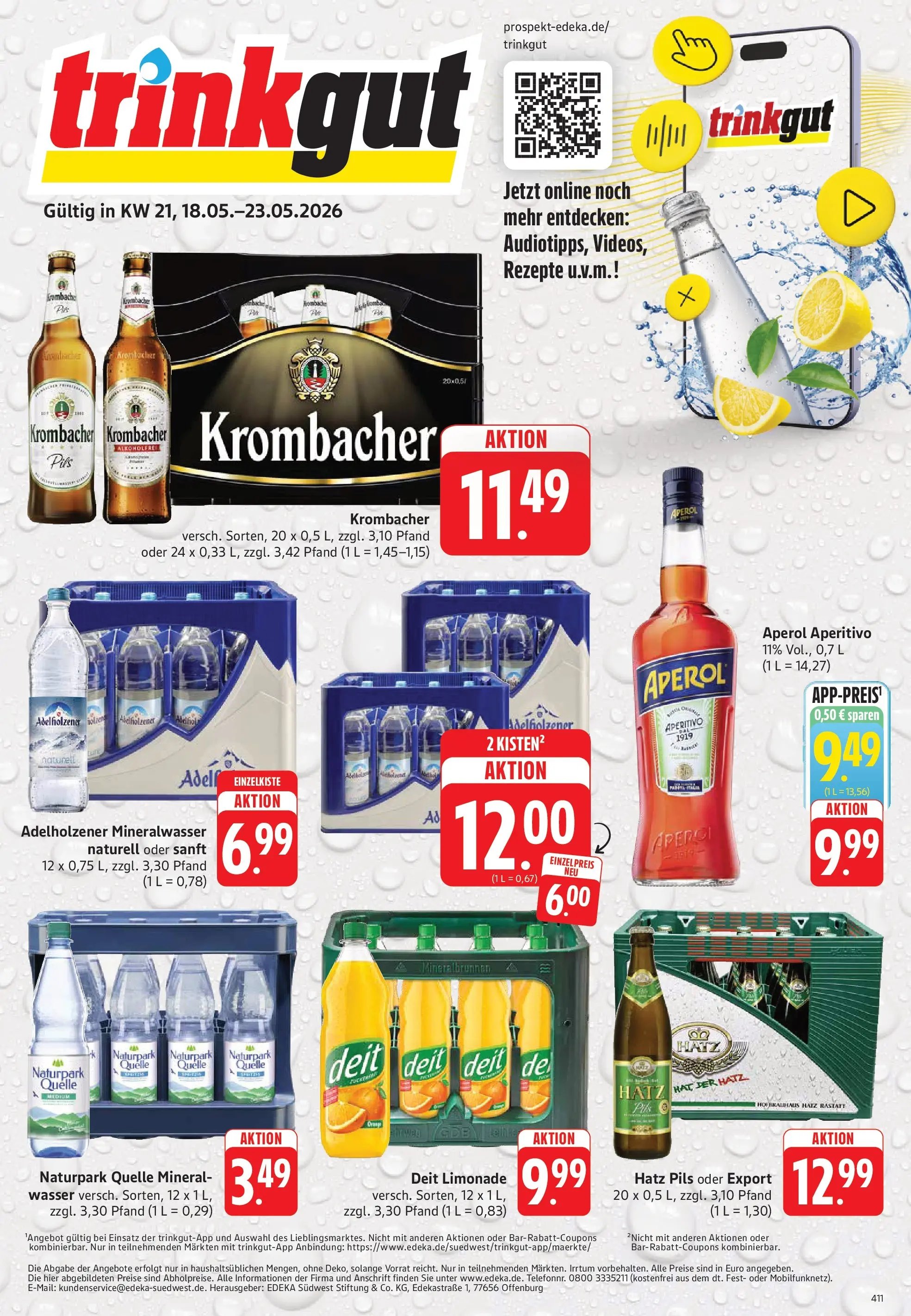 Trinkgut Prospekt Karlsbad - Langensteinbach	