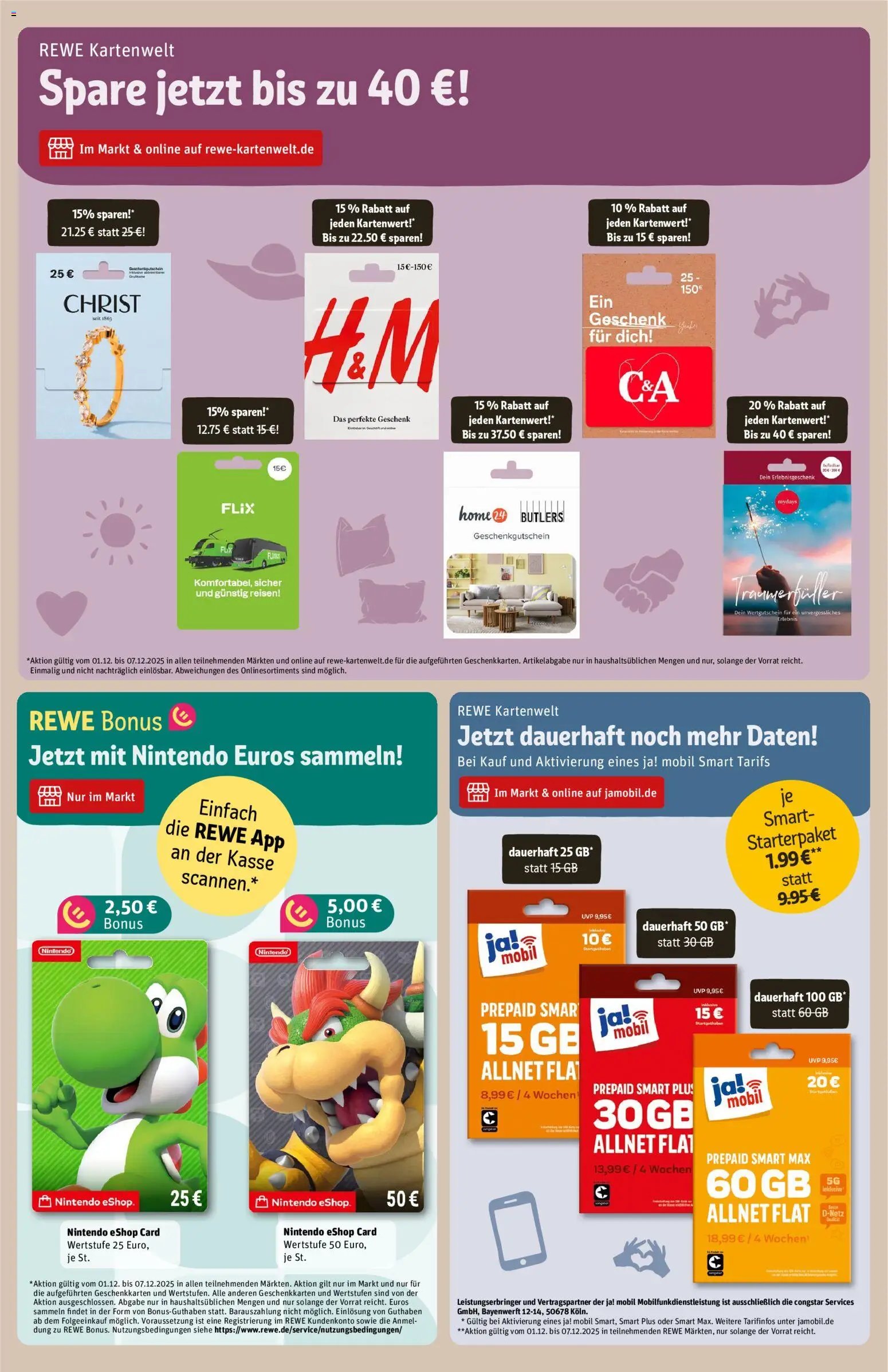 Rewe ihr Kaufpark Prospekt 	 (2025-12-01 - 2025-12-07)