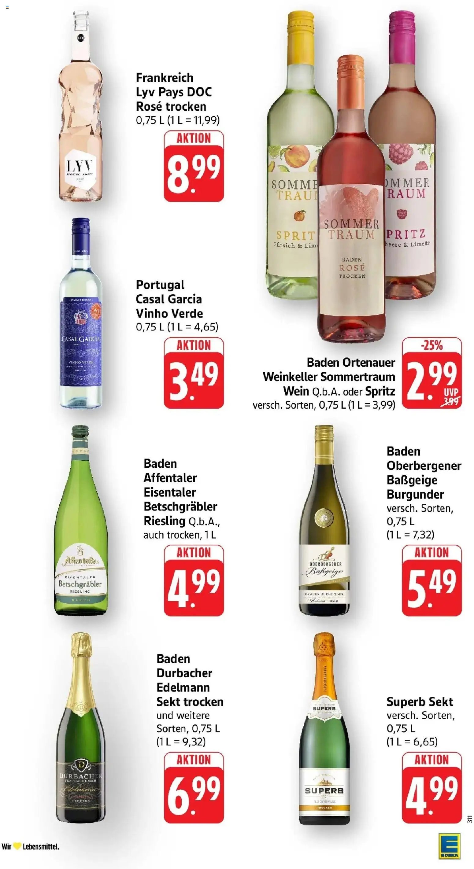 Edeka prospekt Bruchsal - Untergrombach