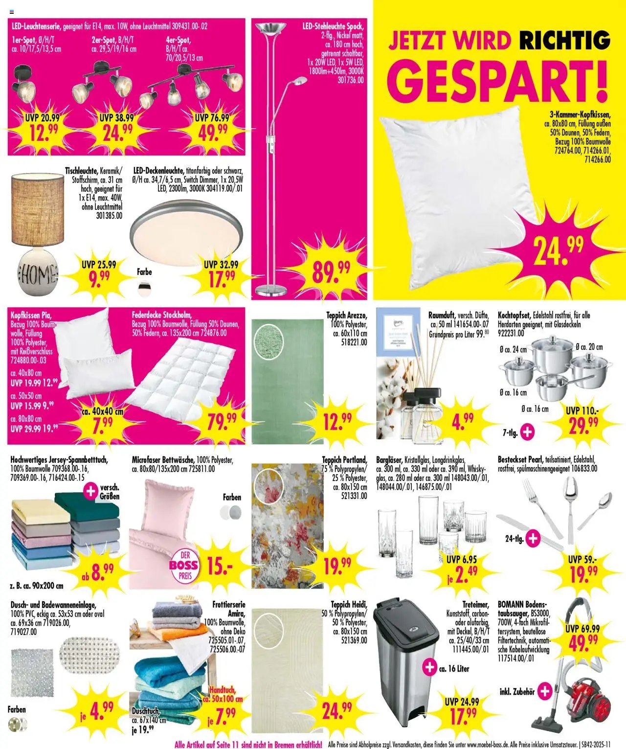 SB Möbel Boss Prospekt 	 (2025-10-11 - 2025-10-17) | 11