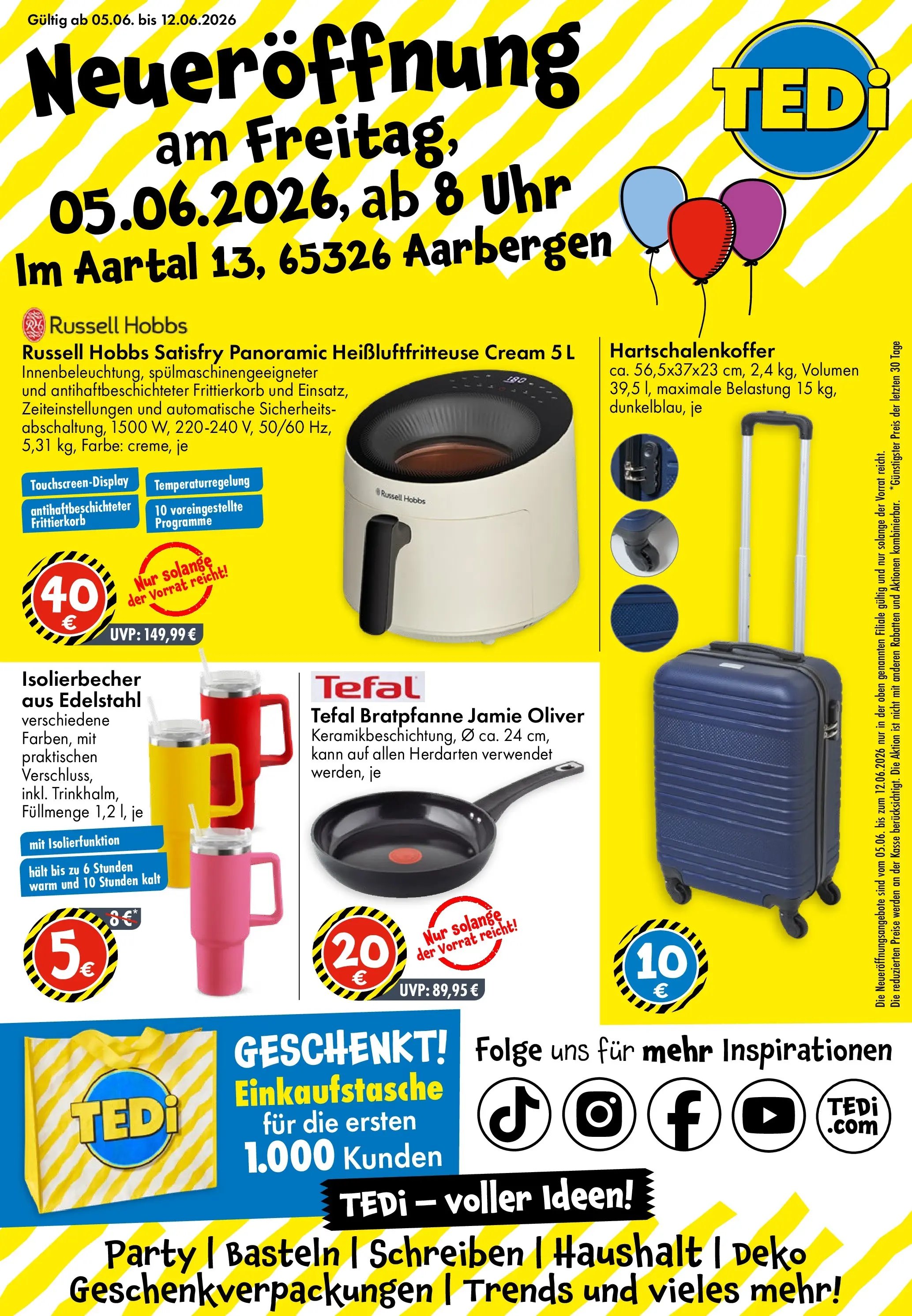 TEDi Neueröffnung Aarbergen