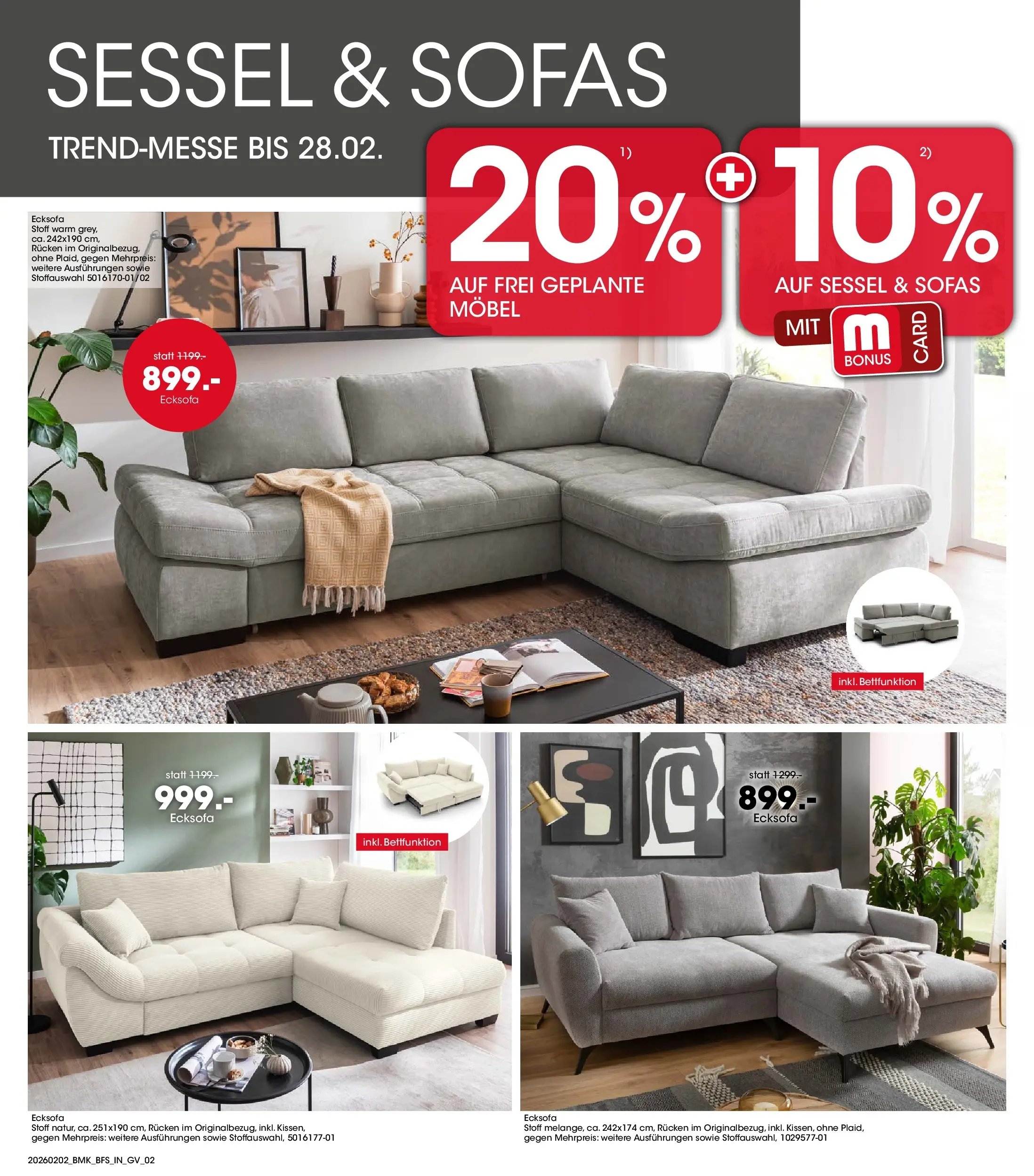Möbel Martin Prospekt Sessel & Sofas	