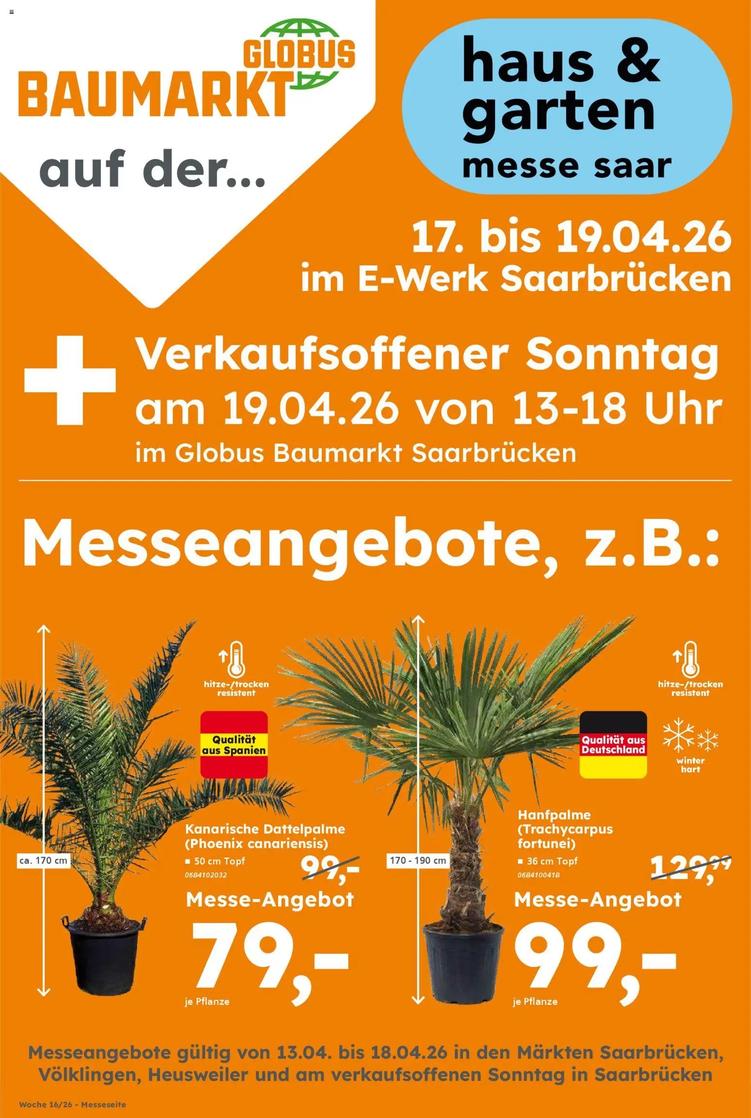 Globus Baumarkt Prospekt Saarbrücken	