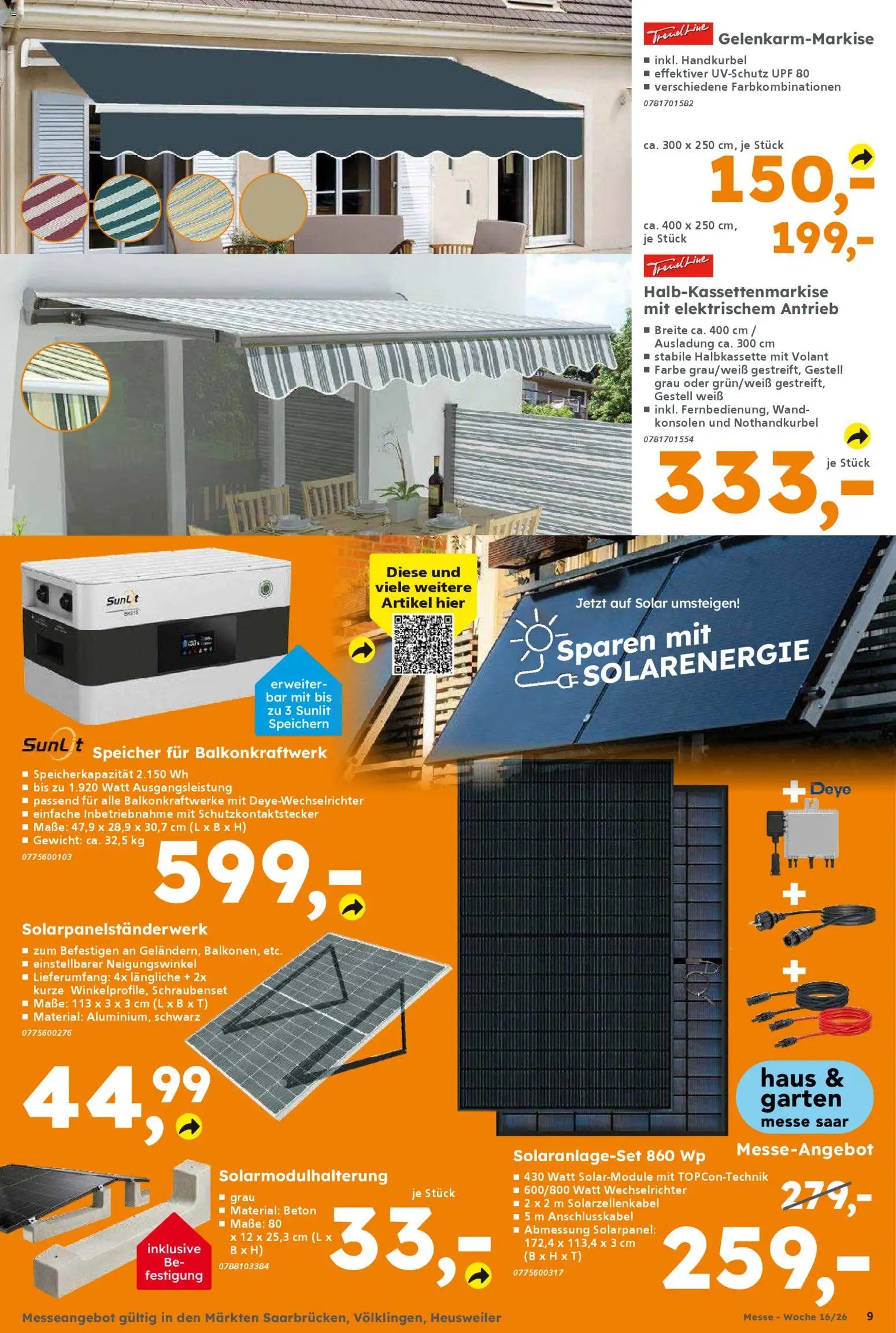 Globus Baumarkt Prospekt Saarbrücken	