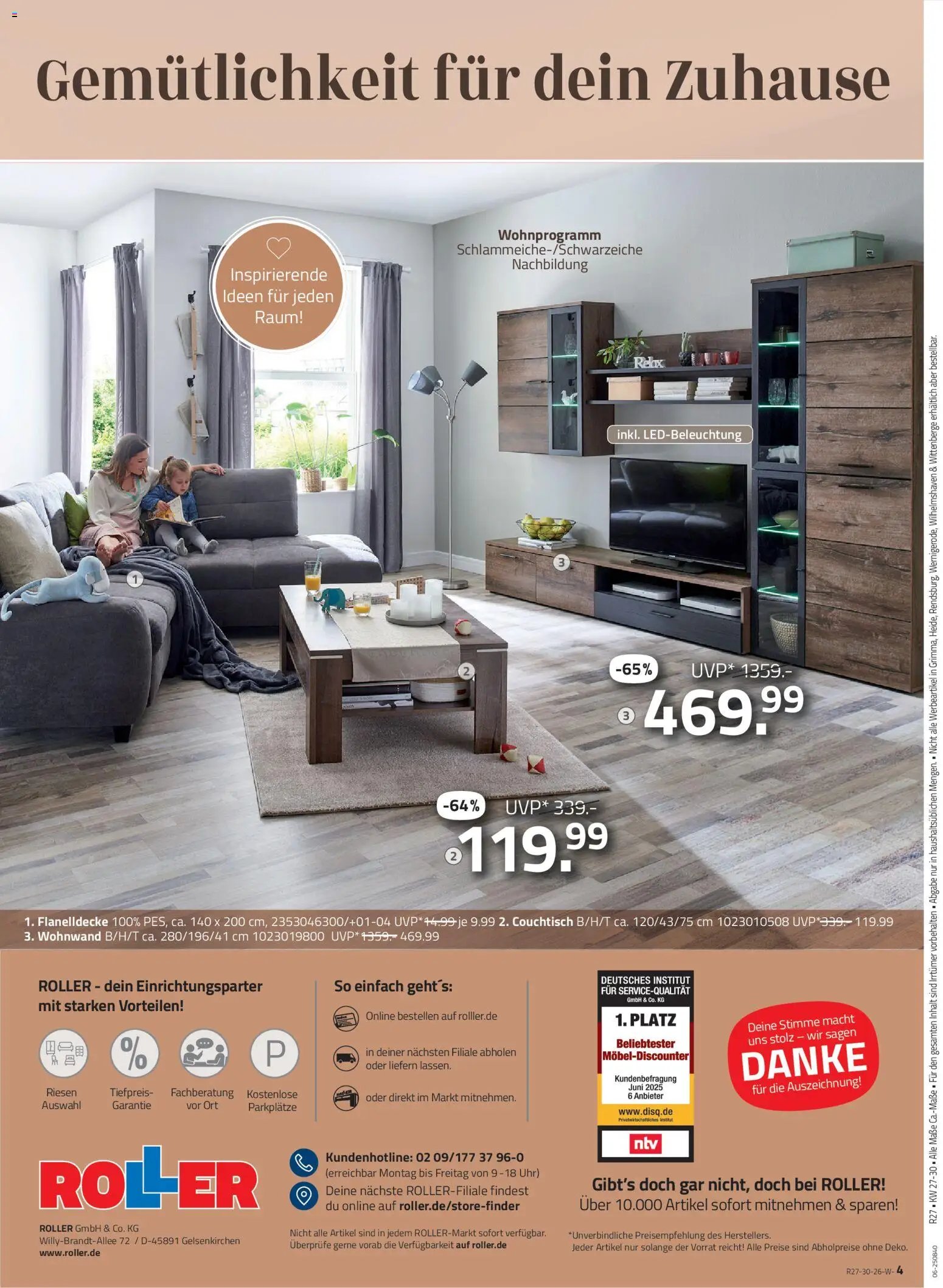 Roller Speisen Katalog