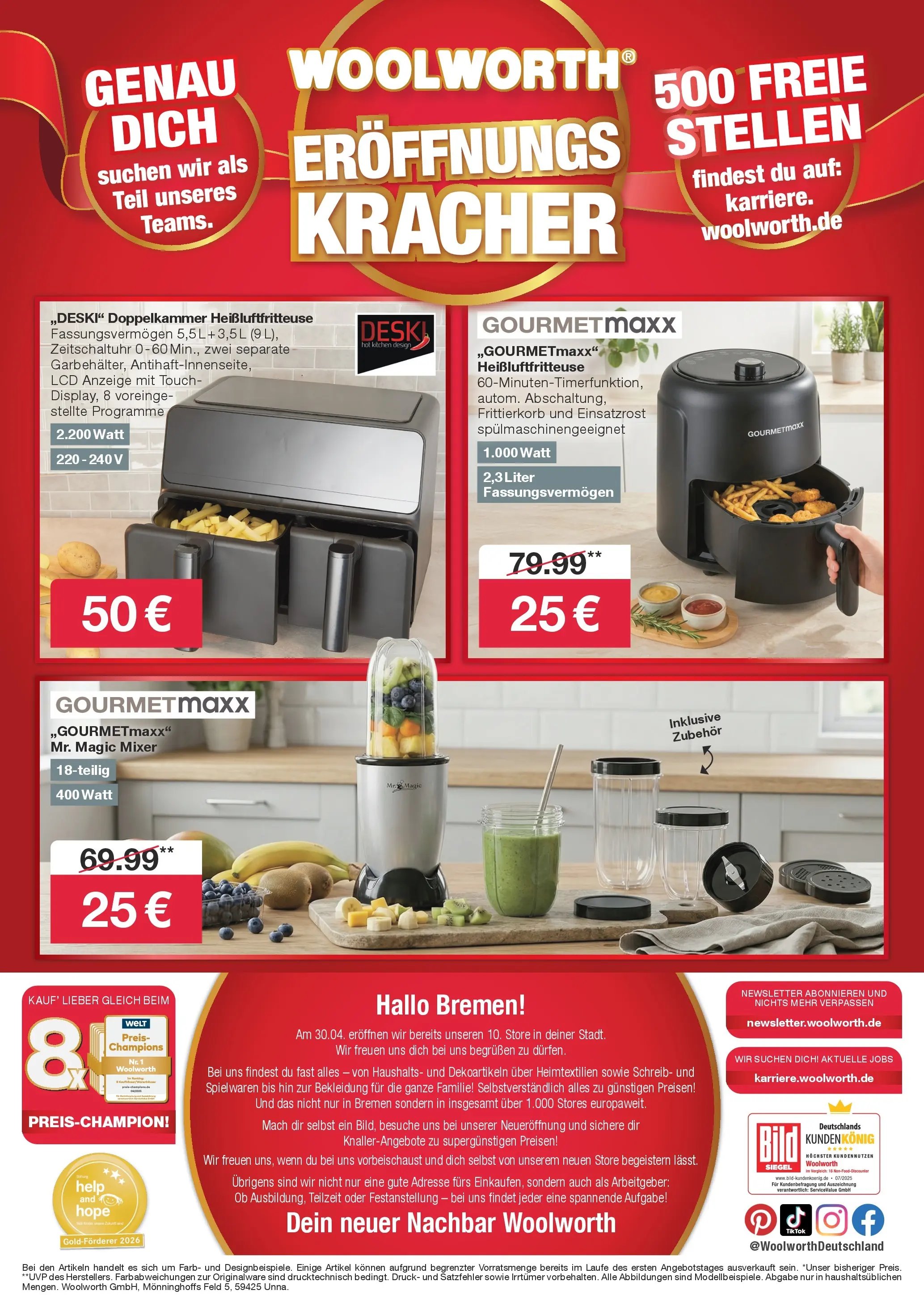 Woolworth Prospekt Neueröffnung Bremen (2026-04-29 - 2026-04-30)