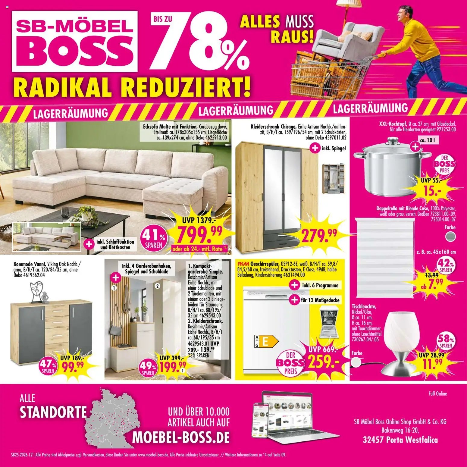 SB Möbel Boss Prospekt