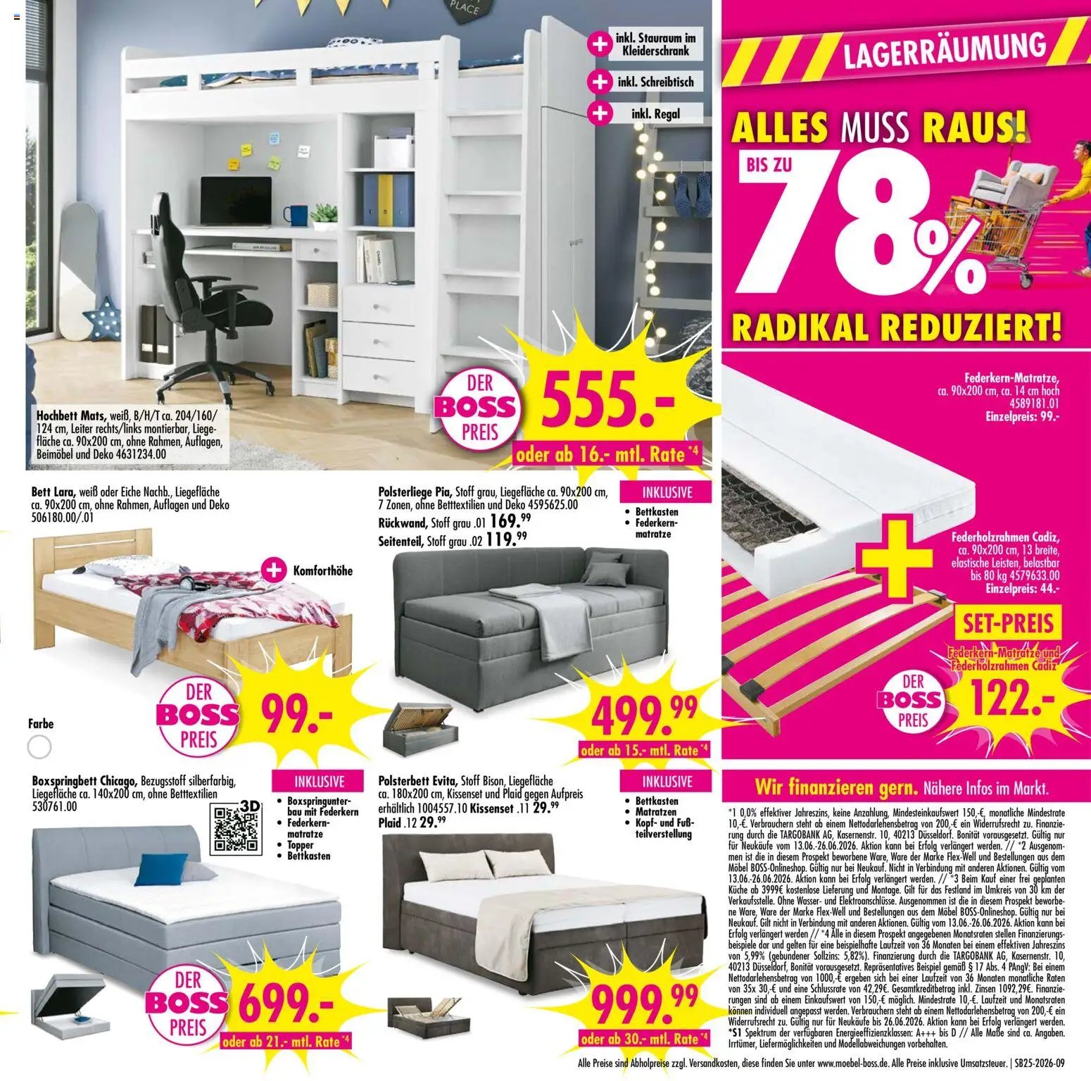 SB Möbel Boss Prospekt