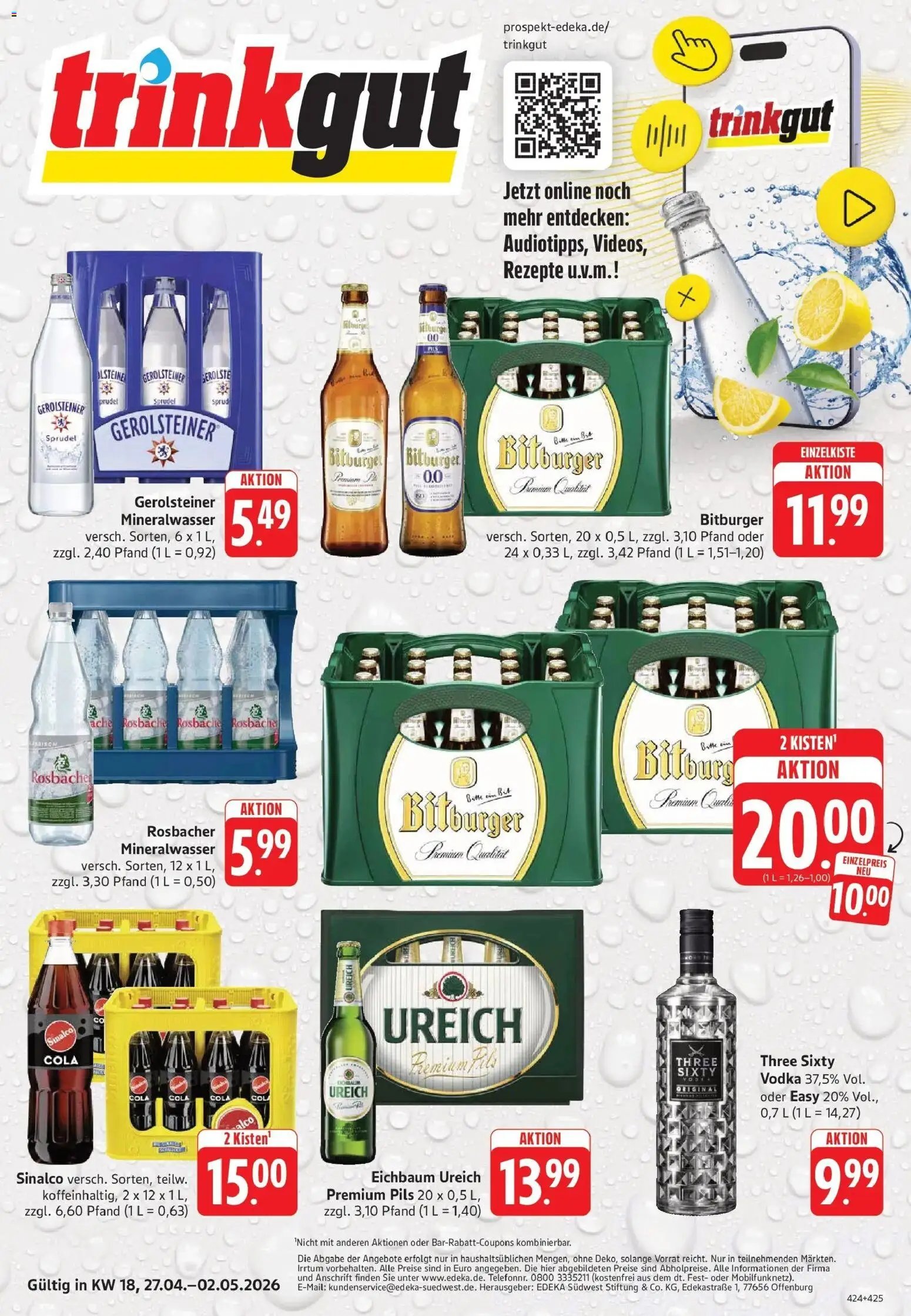 Trinkgut Prospekt Dossenheim	
