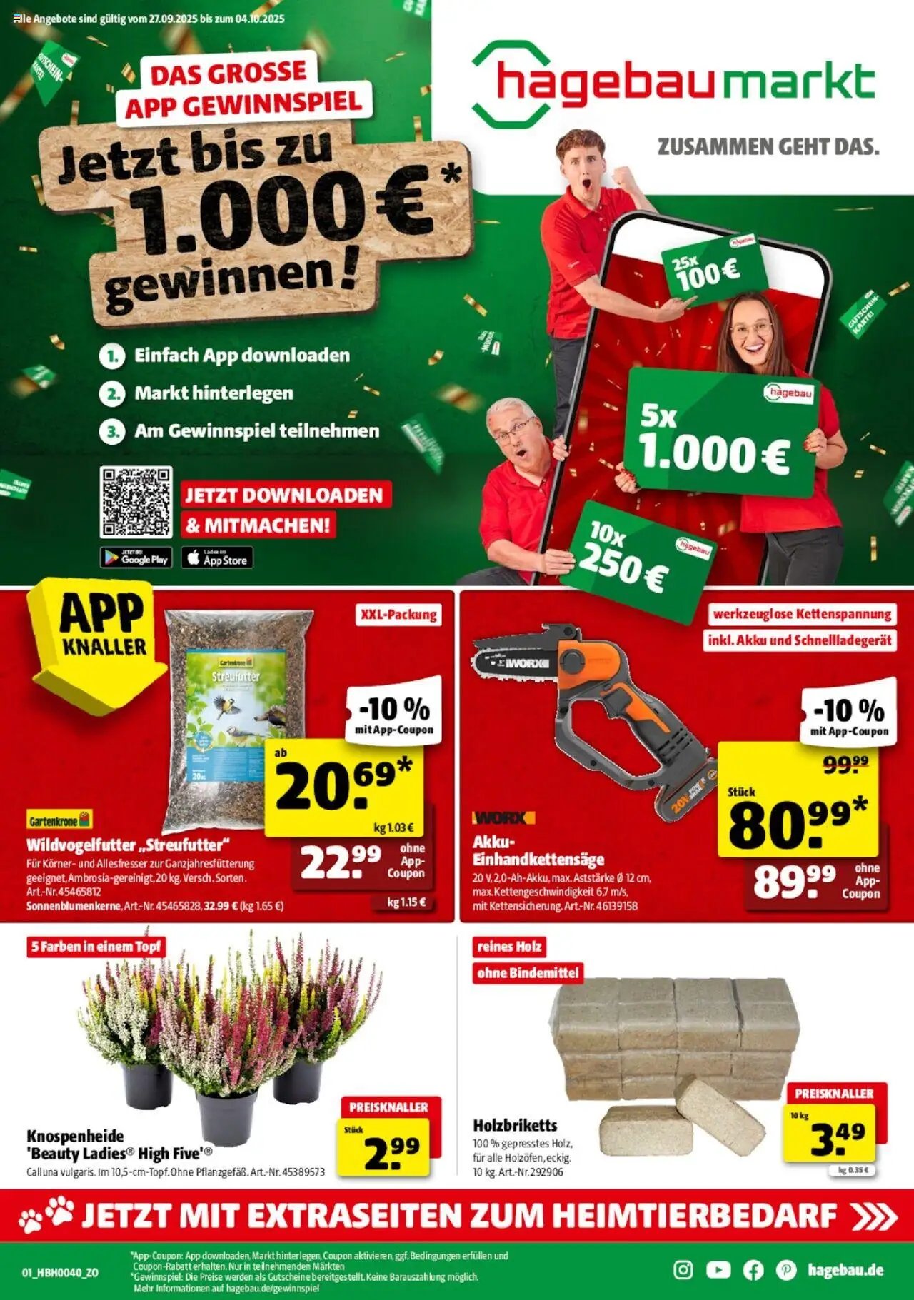 Hagebau Prospekt Wasserburg (2025-09-27 - 2025-10-04) | 1