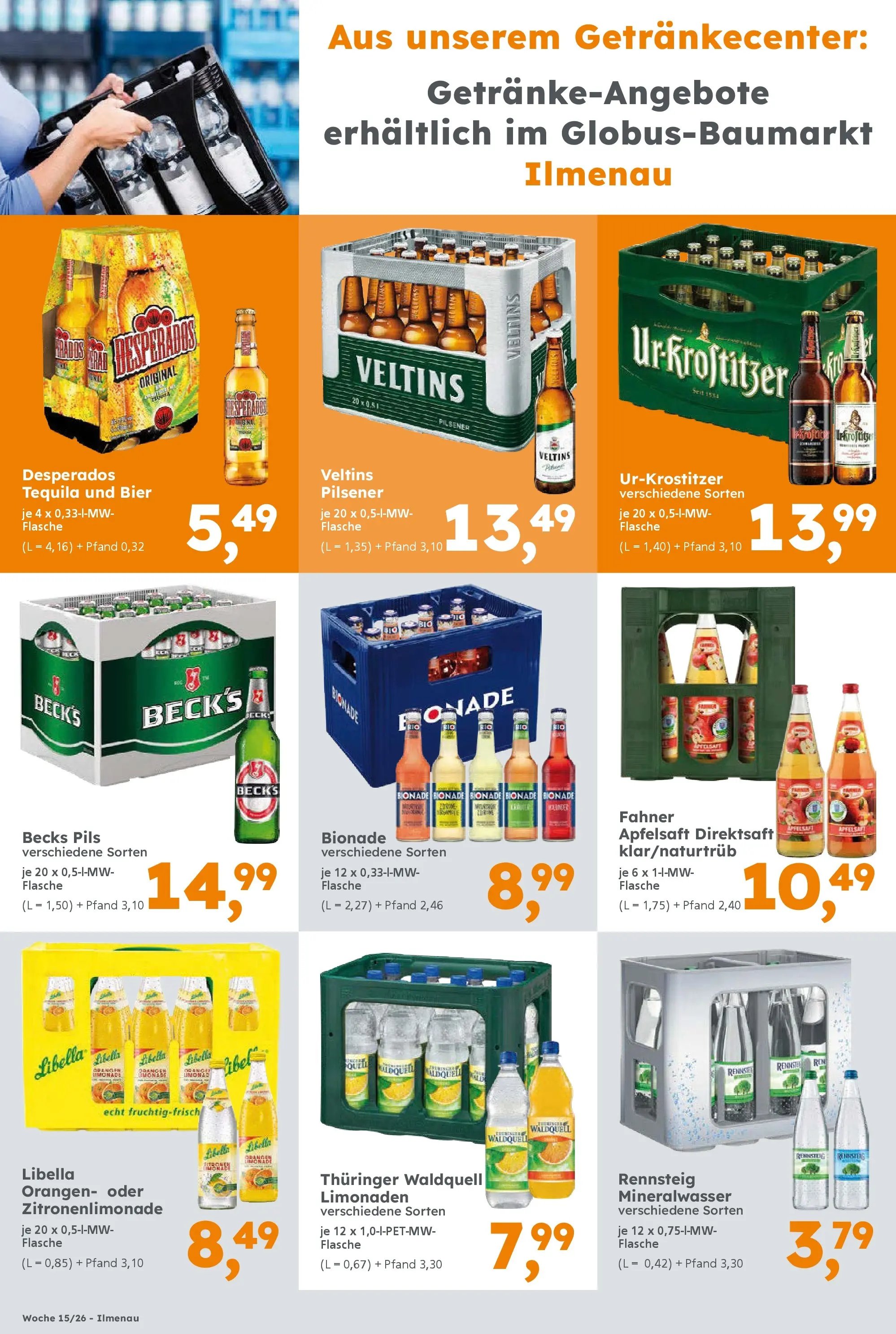 Globus Baumarkt Prospekt Ilmenau	