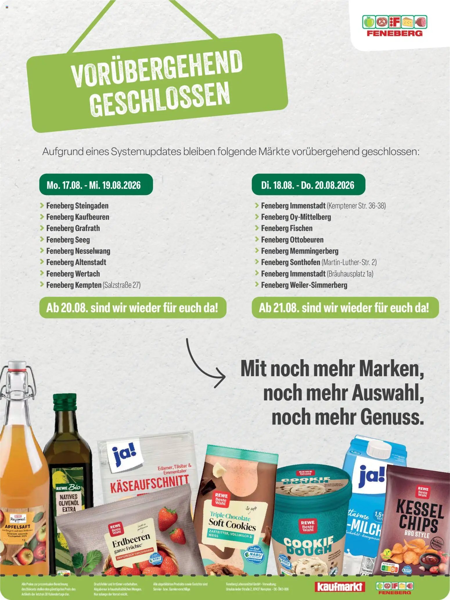 Feneberg Angebote