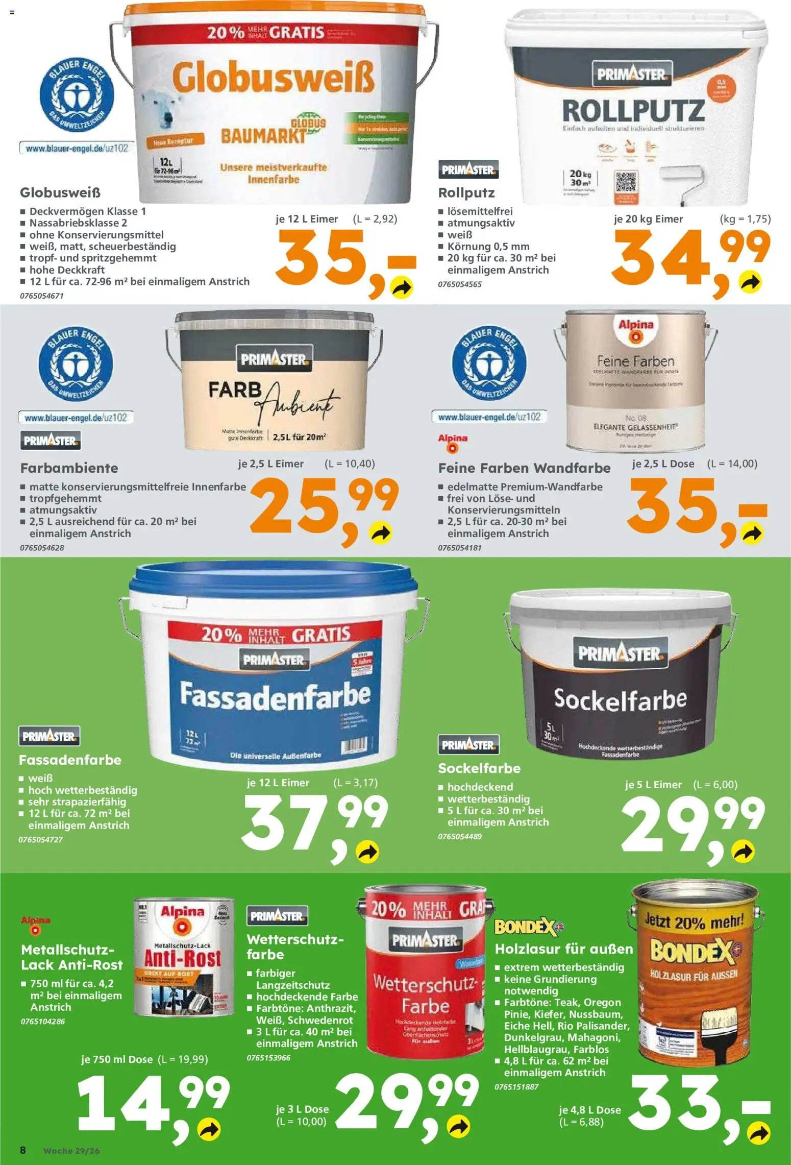Globus Baumarkt - Prospekt für Weinstadt-Endersbach