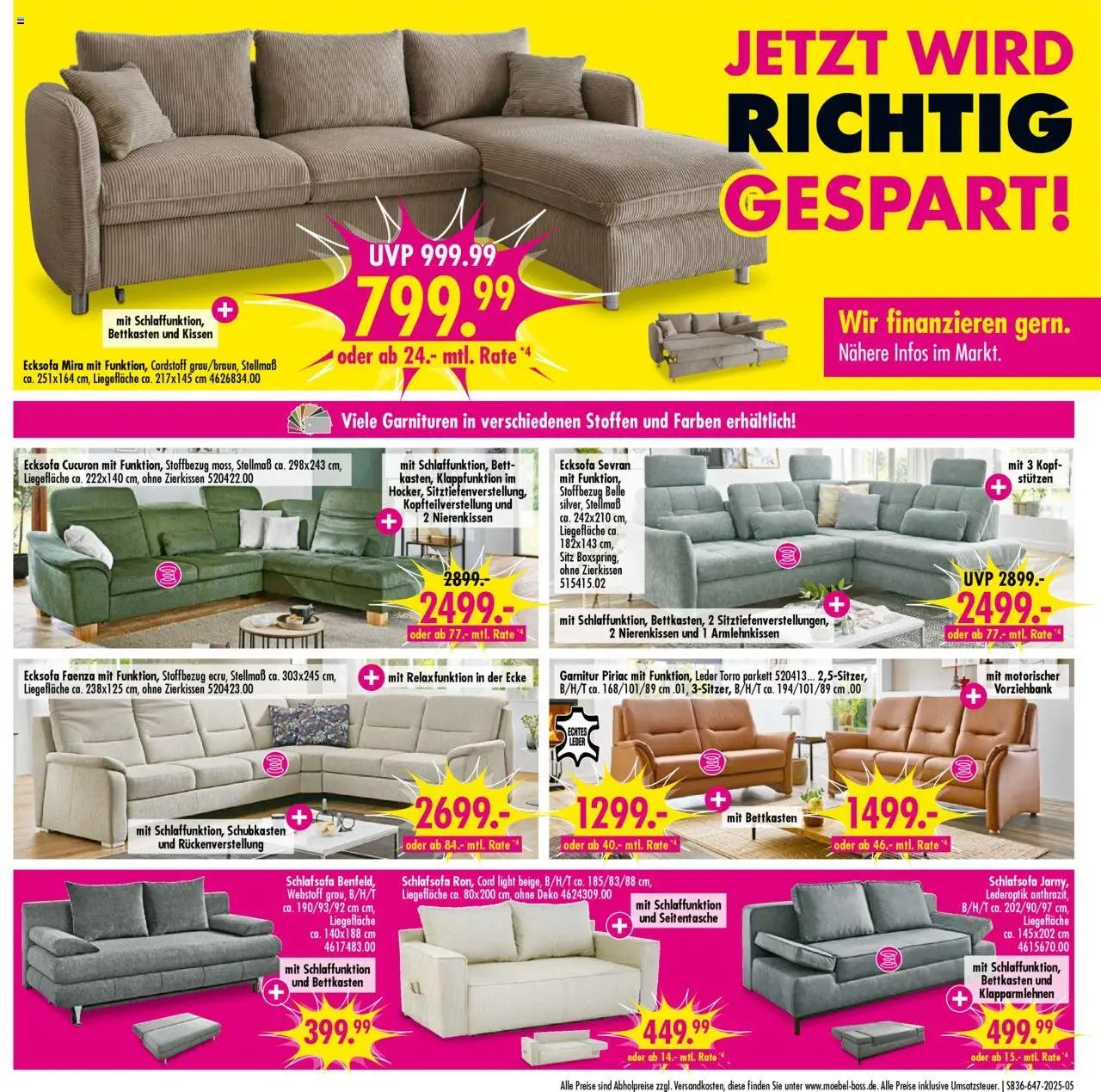 SB Möbel Boss Prospekt Neubrandenburg	 (2025-08-30 - 2025-09-05) | 5