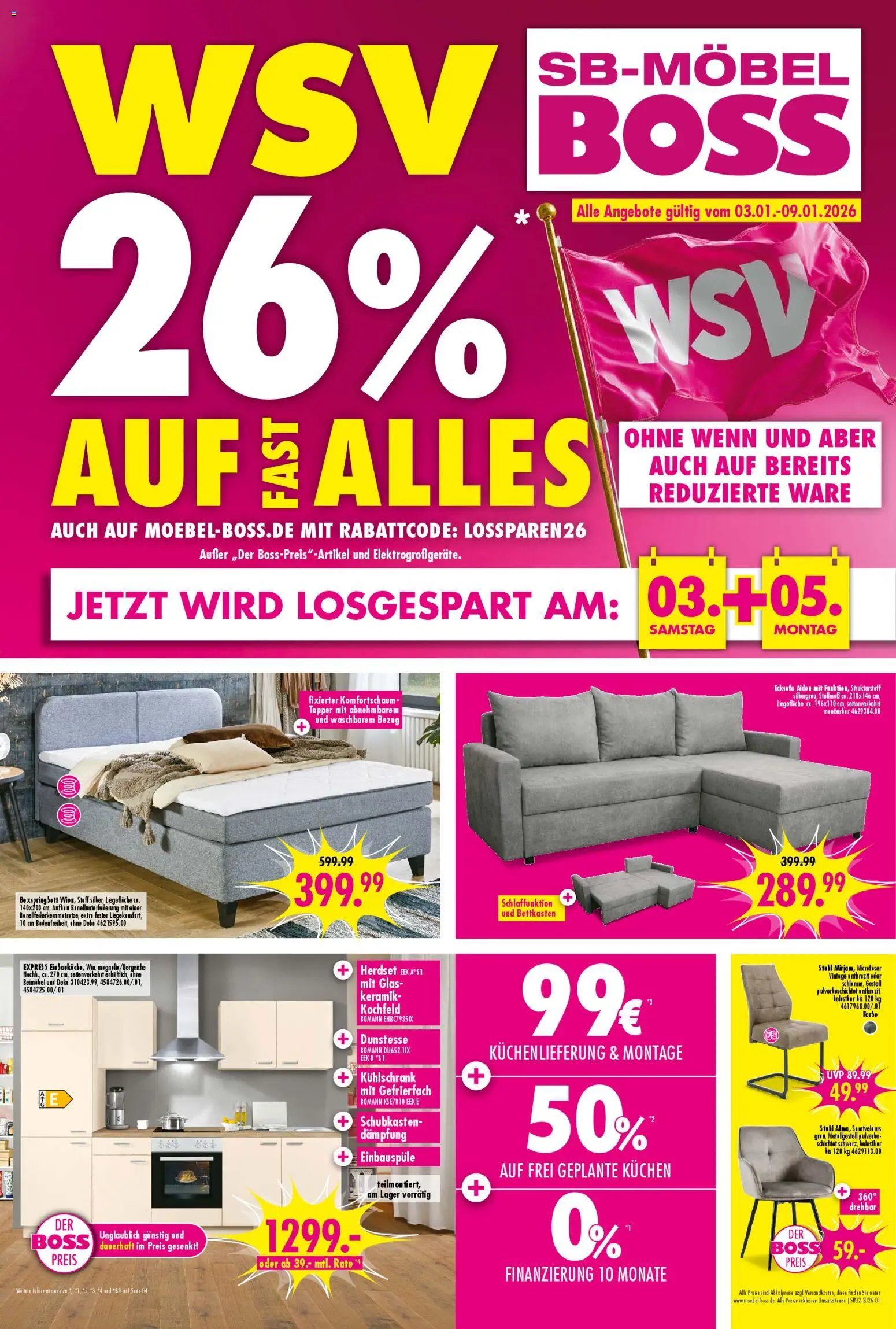 SB Möbel Boss Prospekt 	