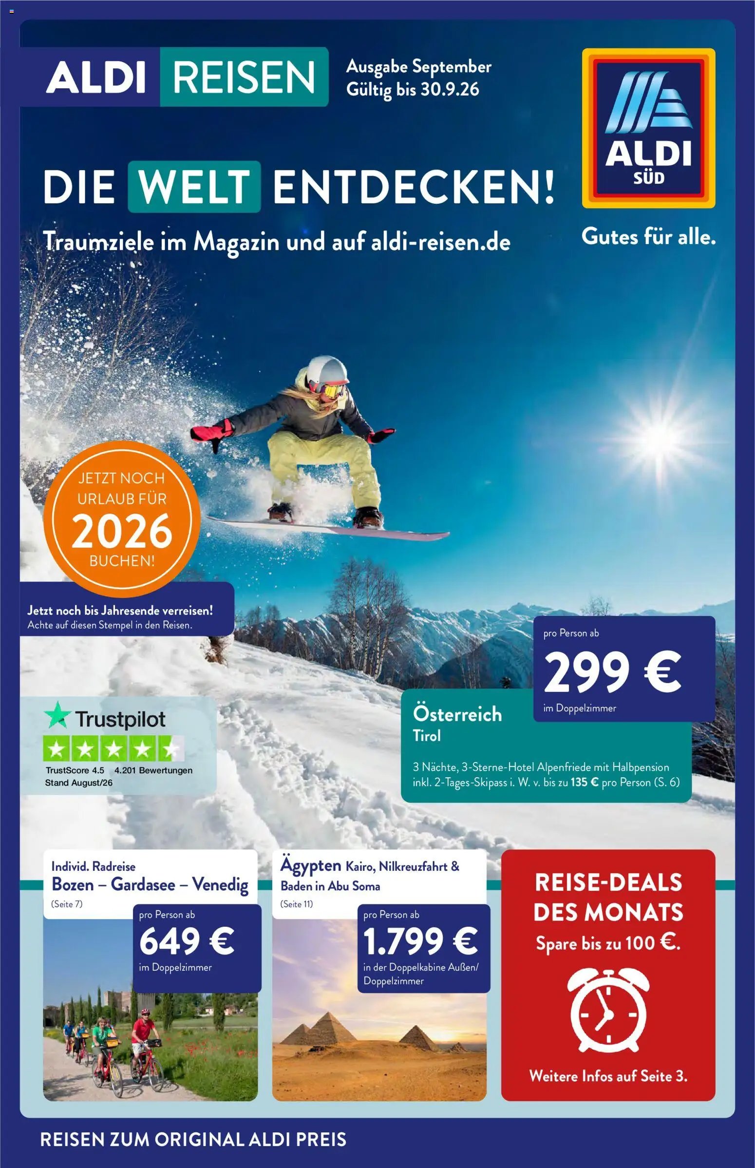 Aldi Reisen Prospekt
