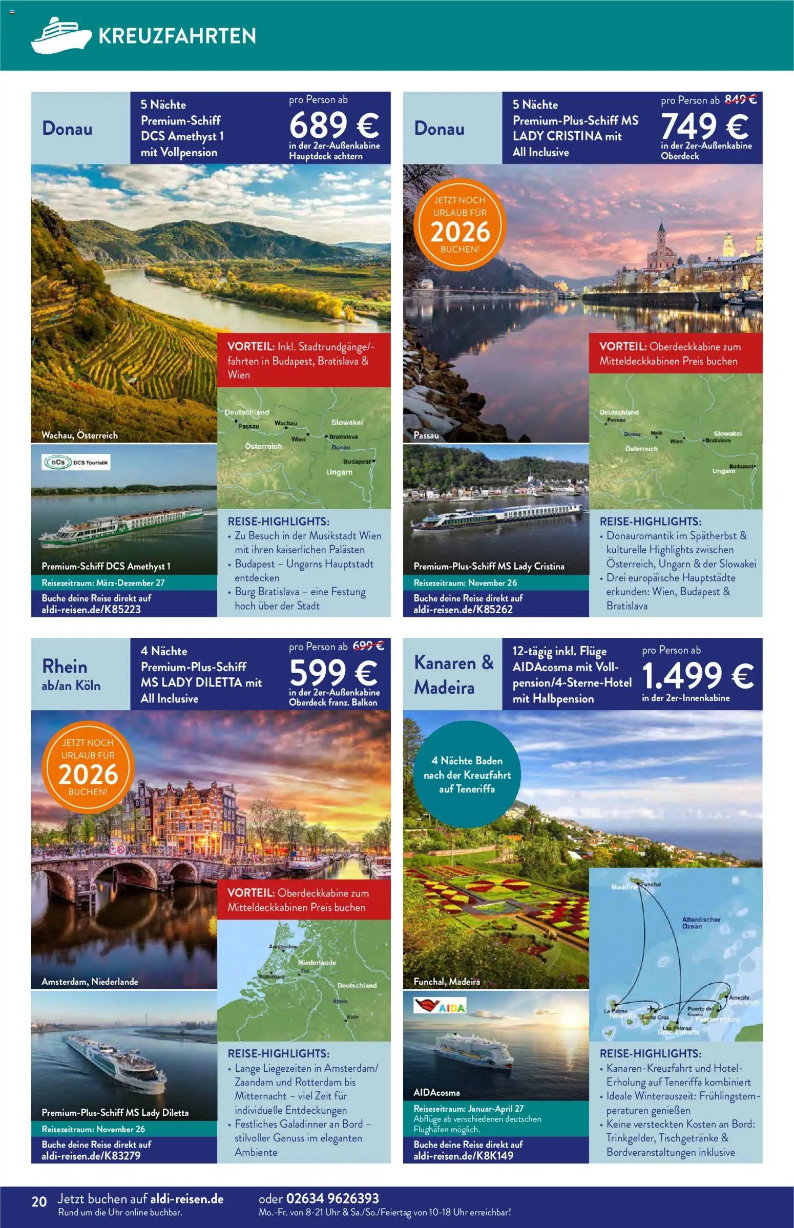 Aldi Reisen Prospekt