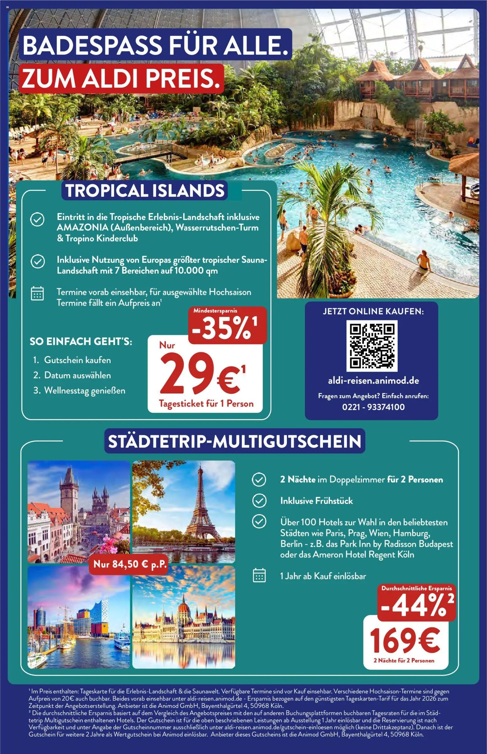Aldi Reisen Prospekt