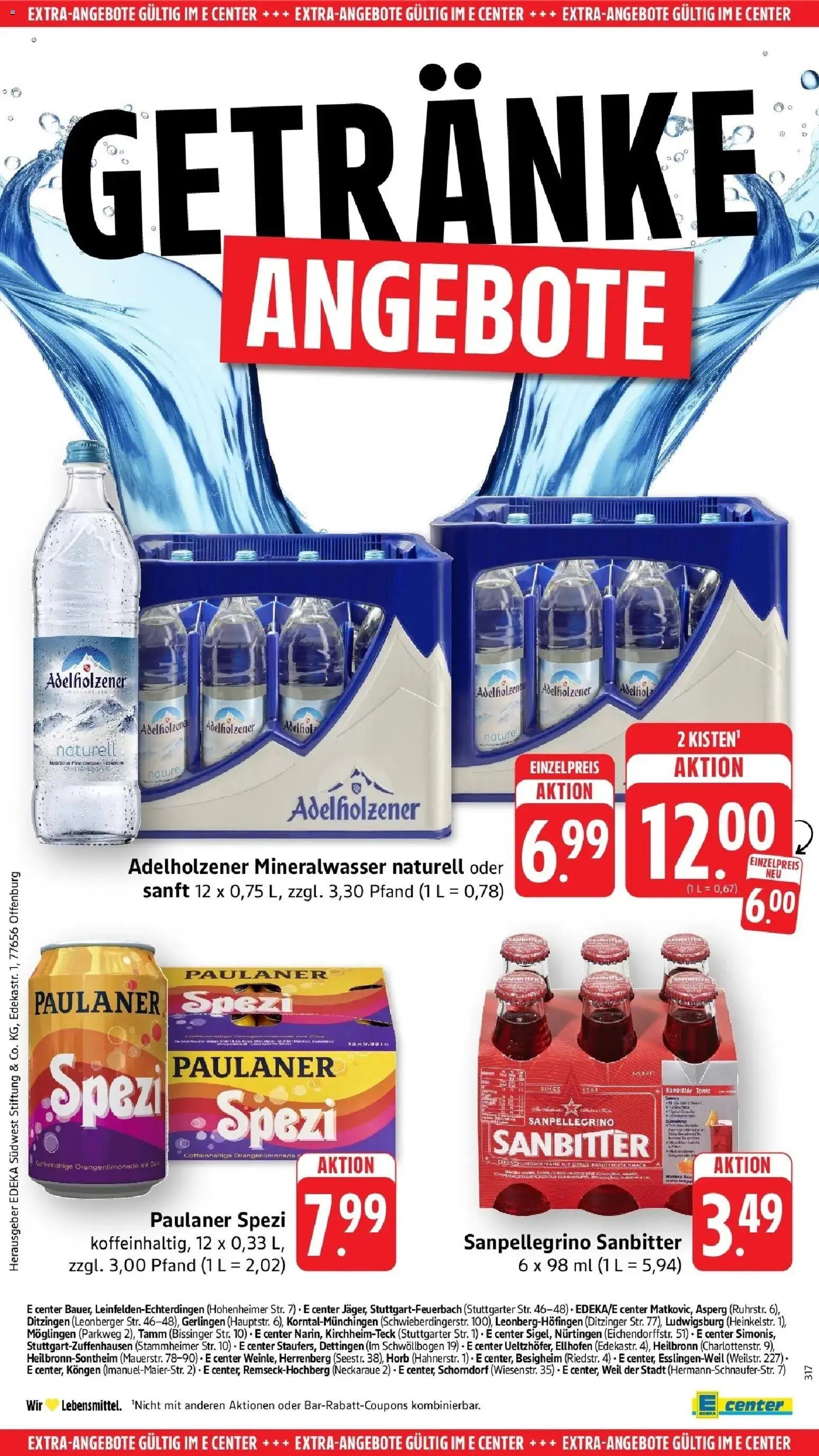 E center Prospekt Schorndorf
