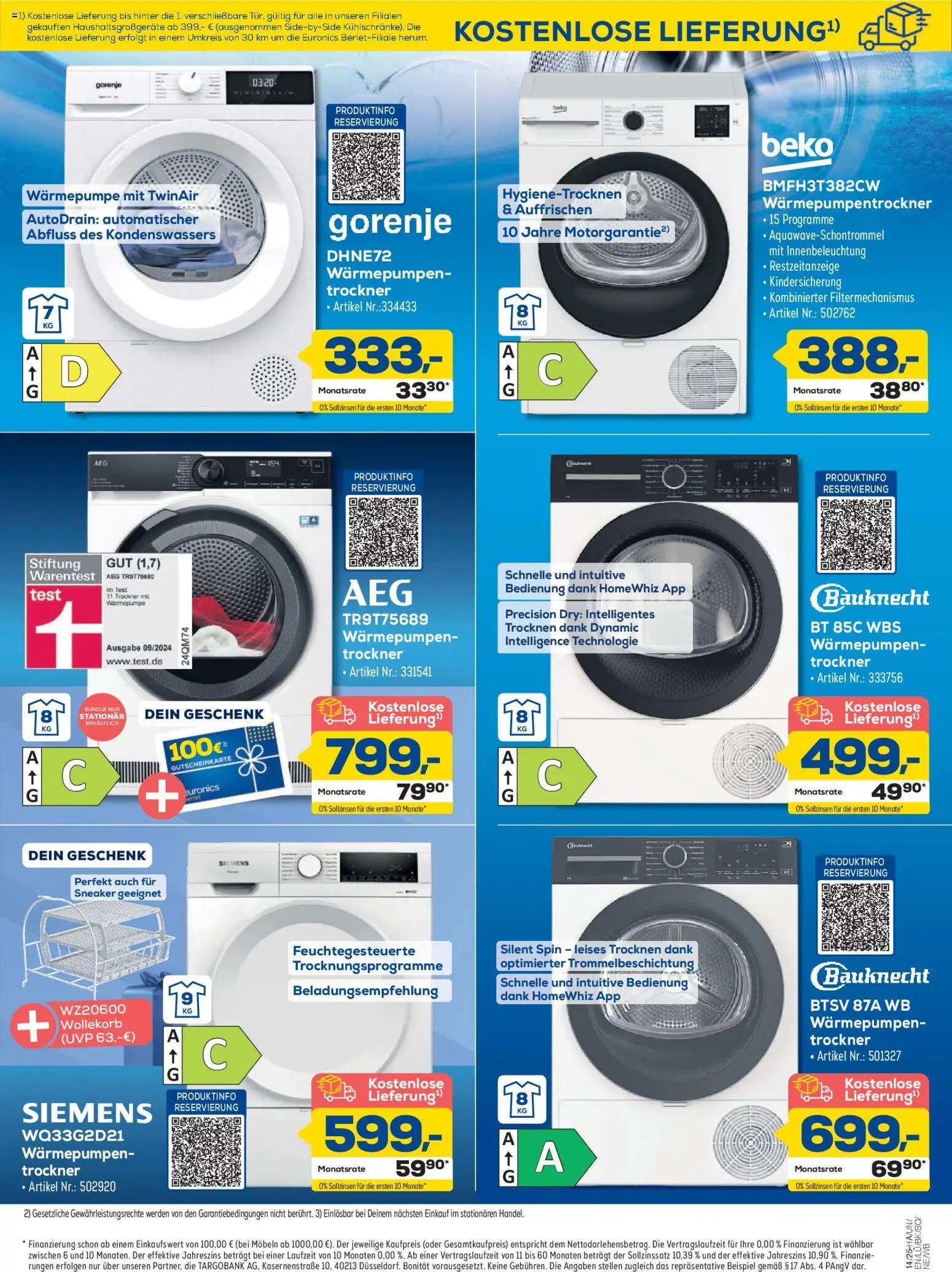 Euronics Prospekt Berlet