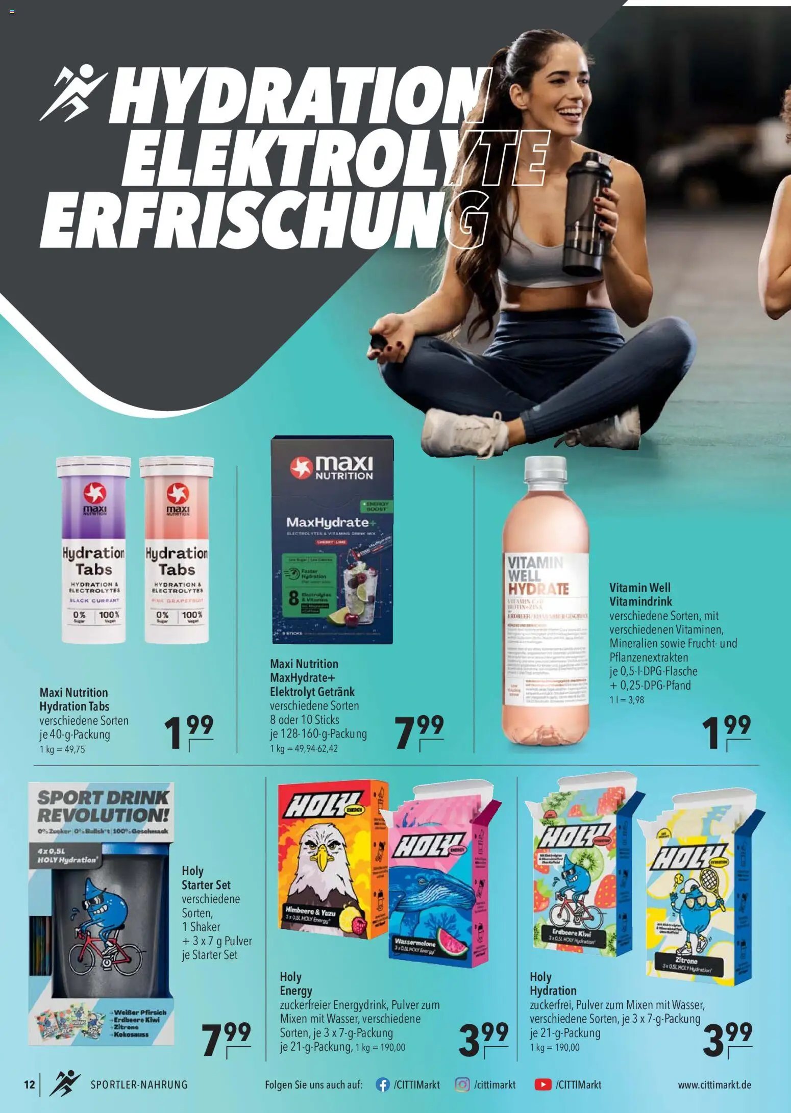 CITTI Markt Sportlernahrung