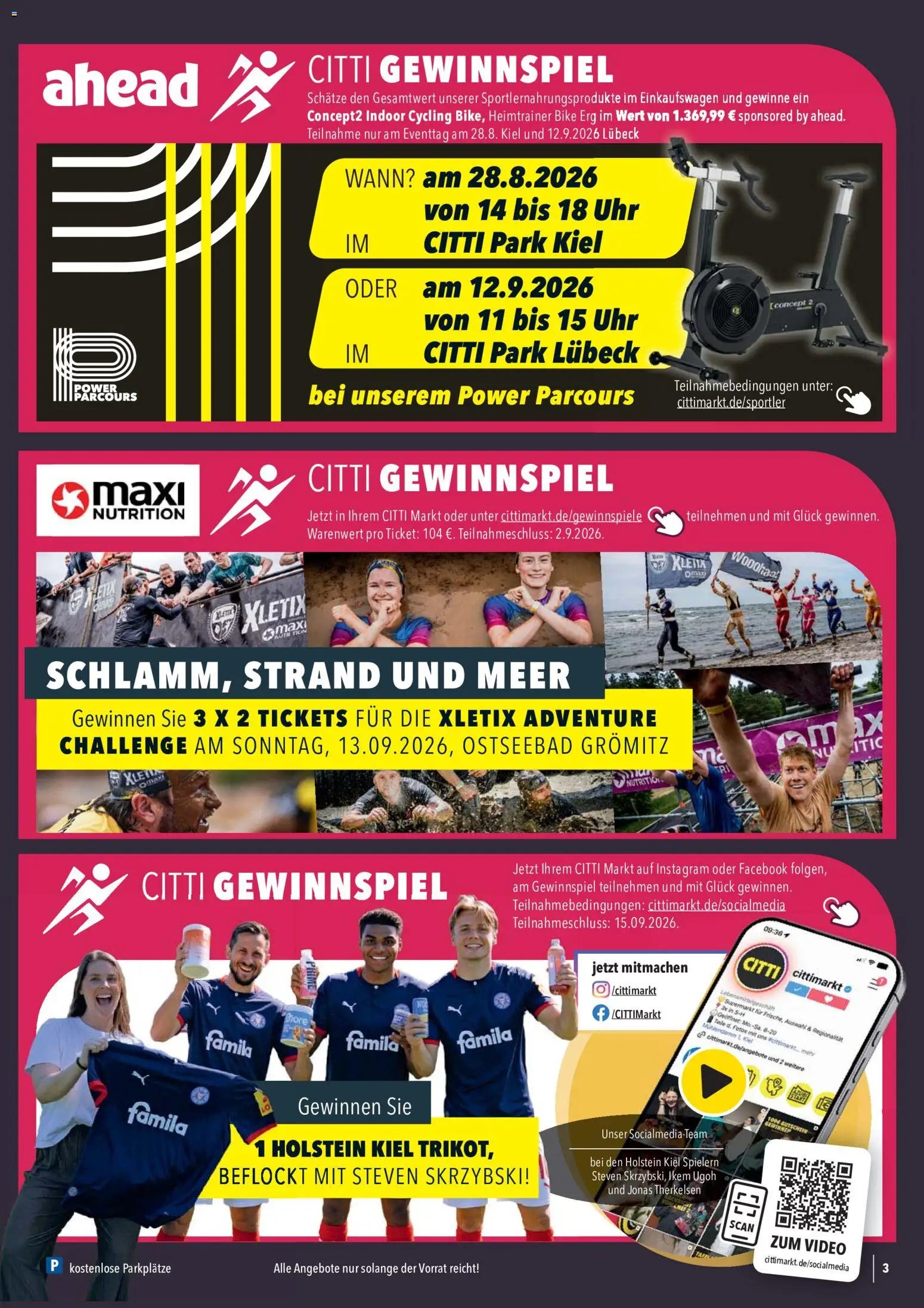 CITTI Markt Sportlernahrung