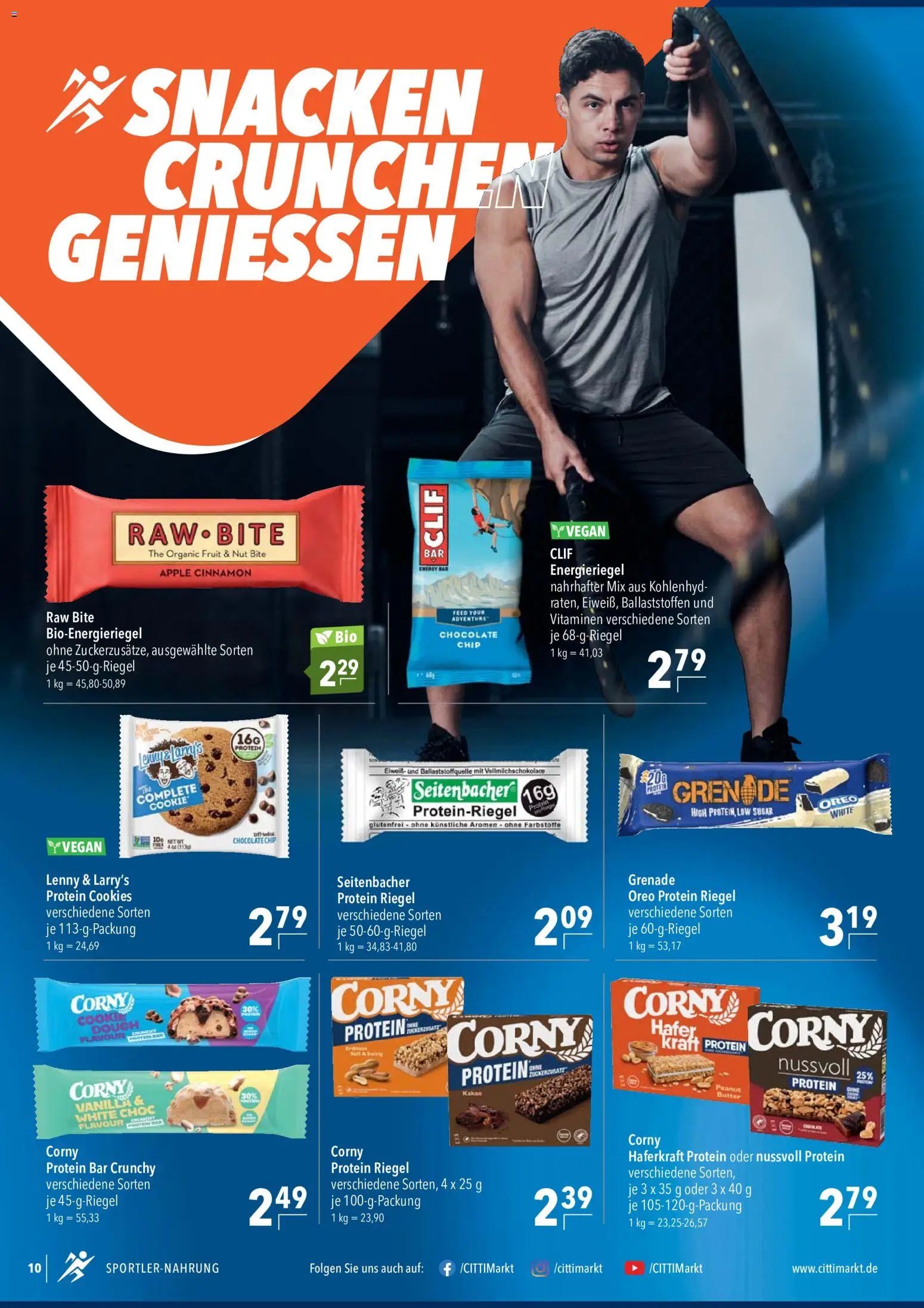 CITTI Markt Sportlernahrung