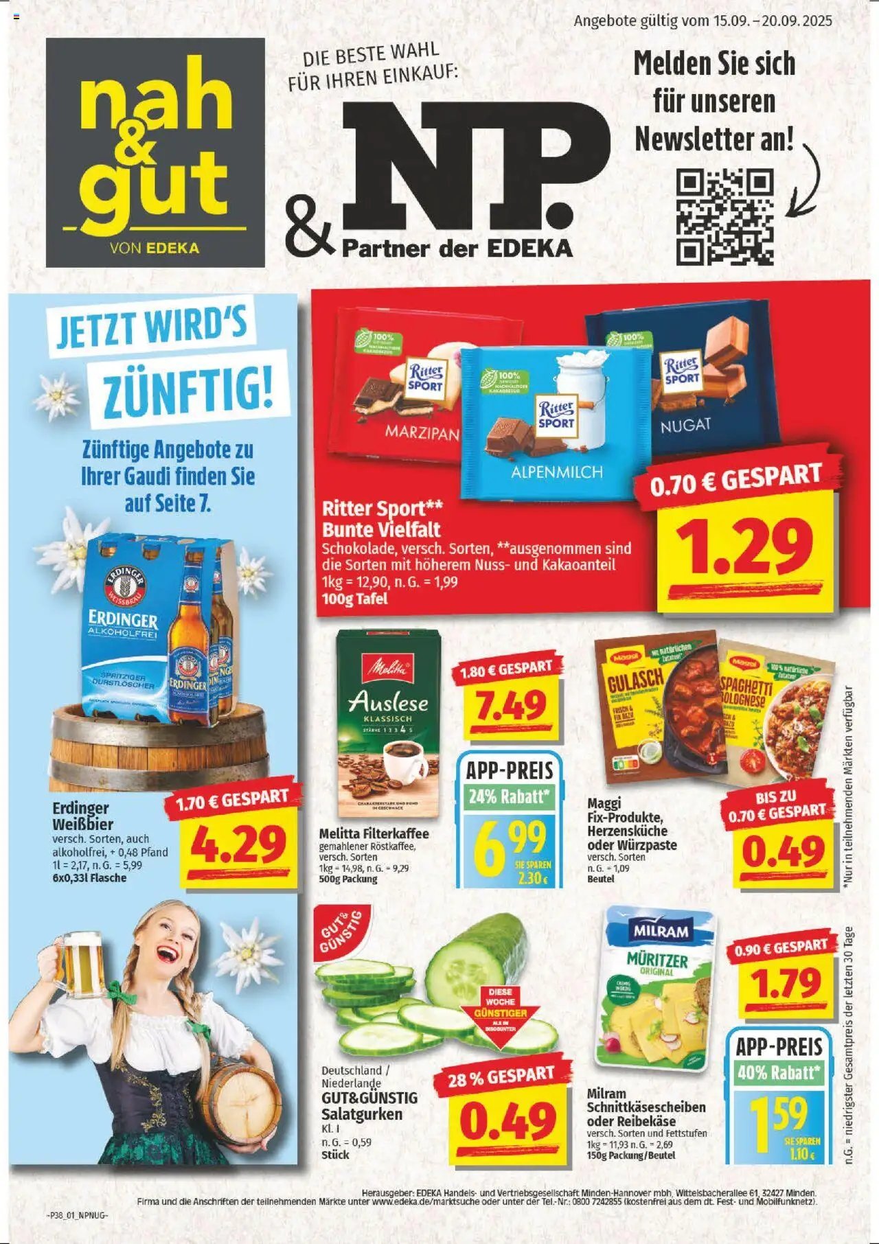 NP Discount Prospekt 	 (2025-09-15 - 2025-09-20) | 1