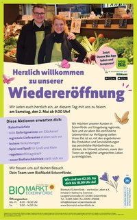 Denns BioMarkt Wiedereröffnung
