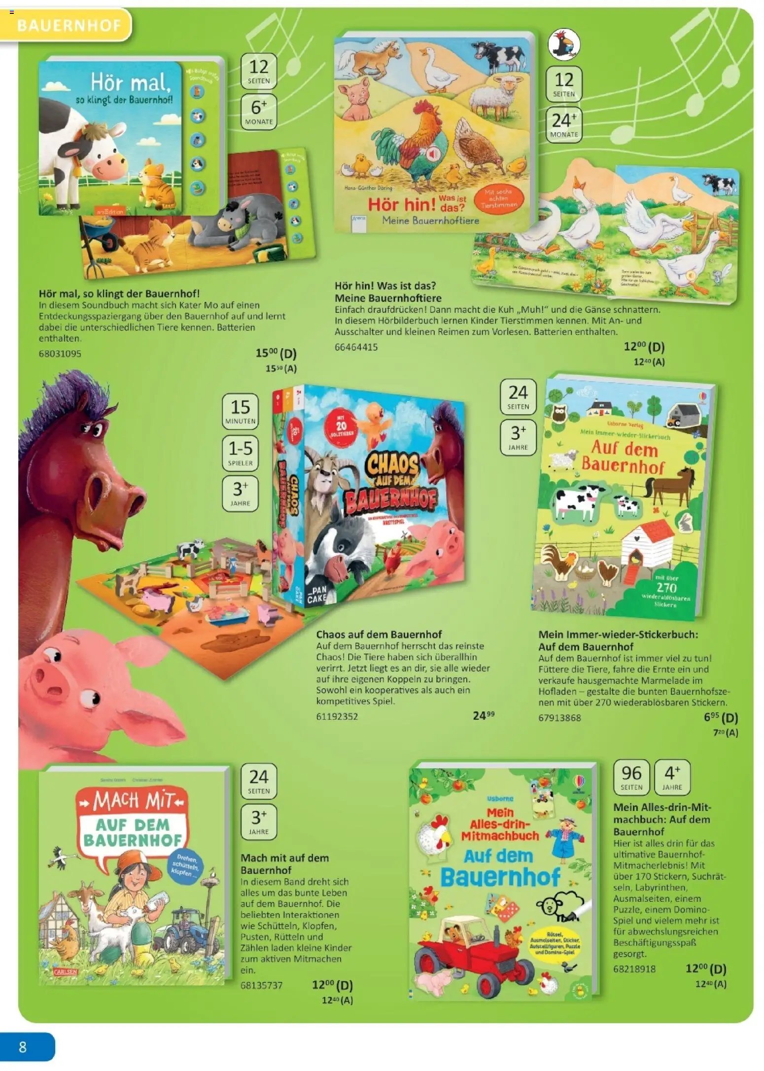 Vedes Spiele-, Buch- und Kreativprospekt
