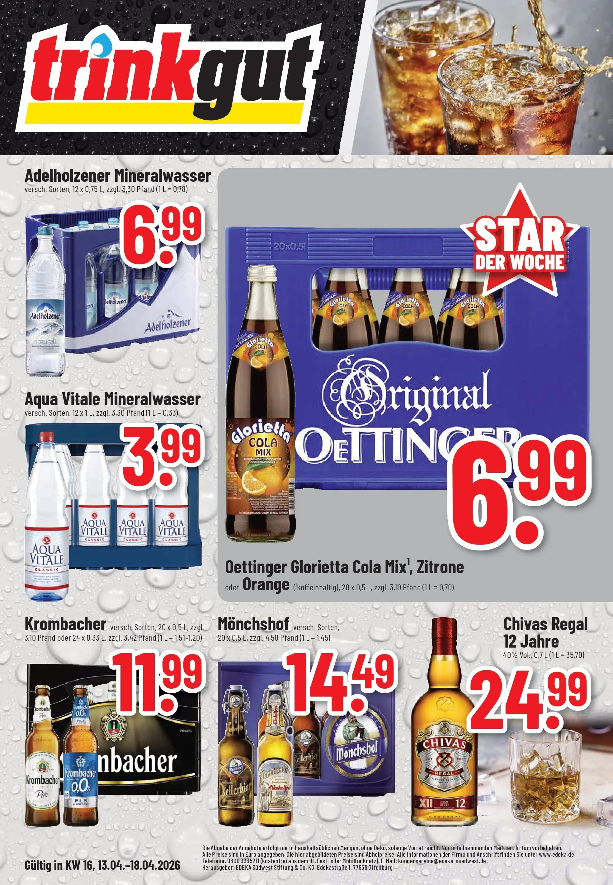 Trinkgut Prospekt Pforzheim	