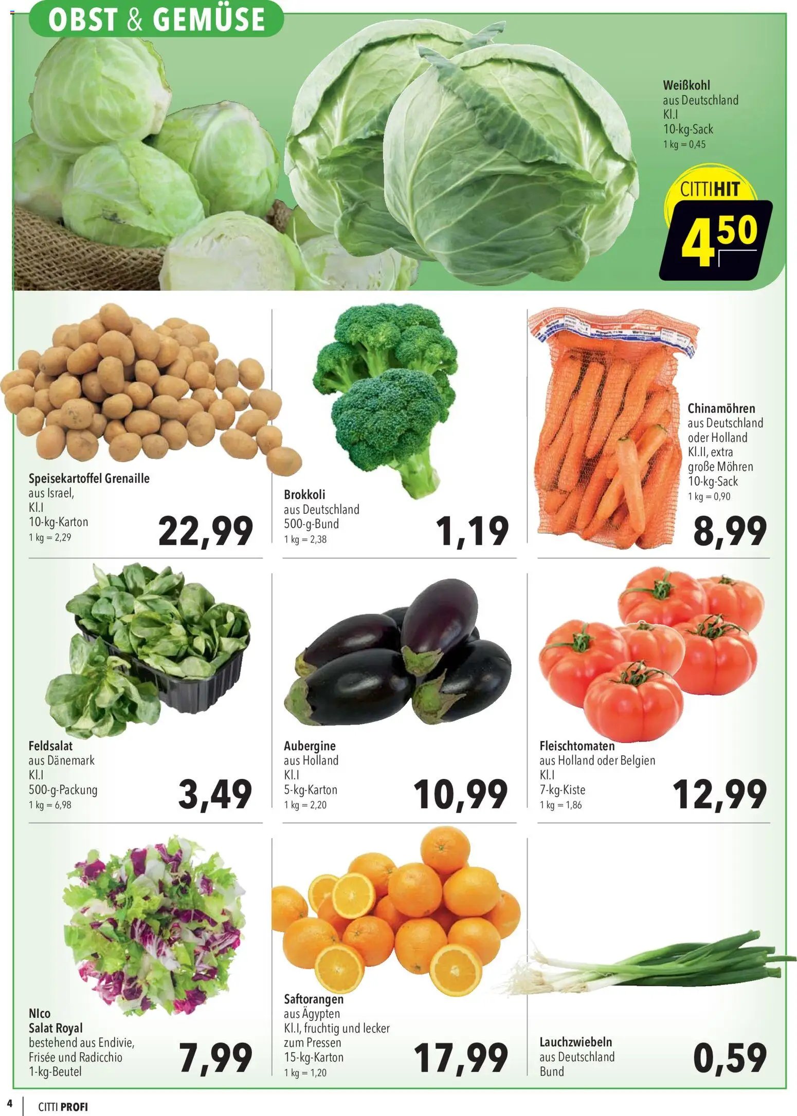 CITTI Markt Aktuelle Angebote für Profis