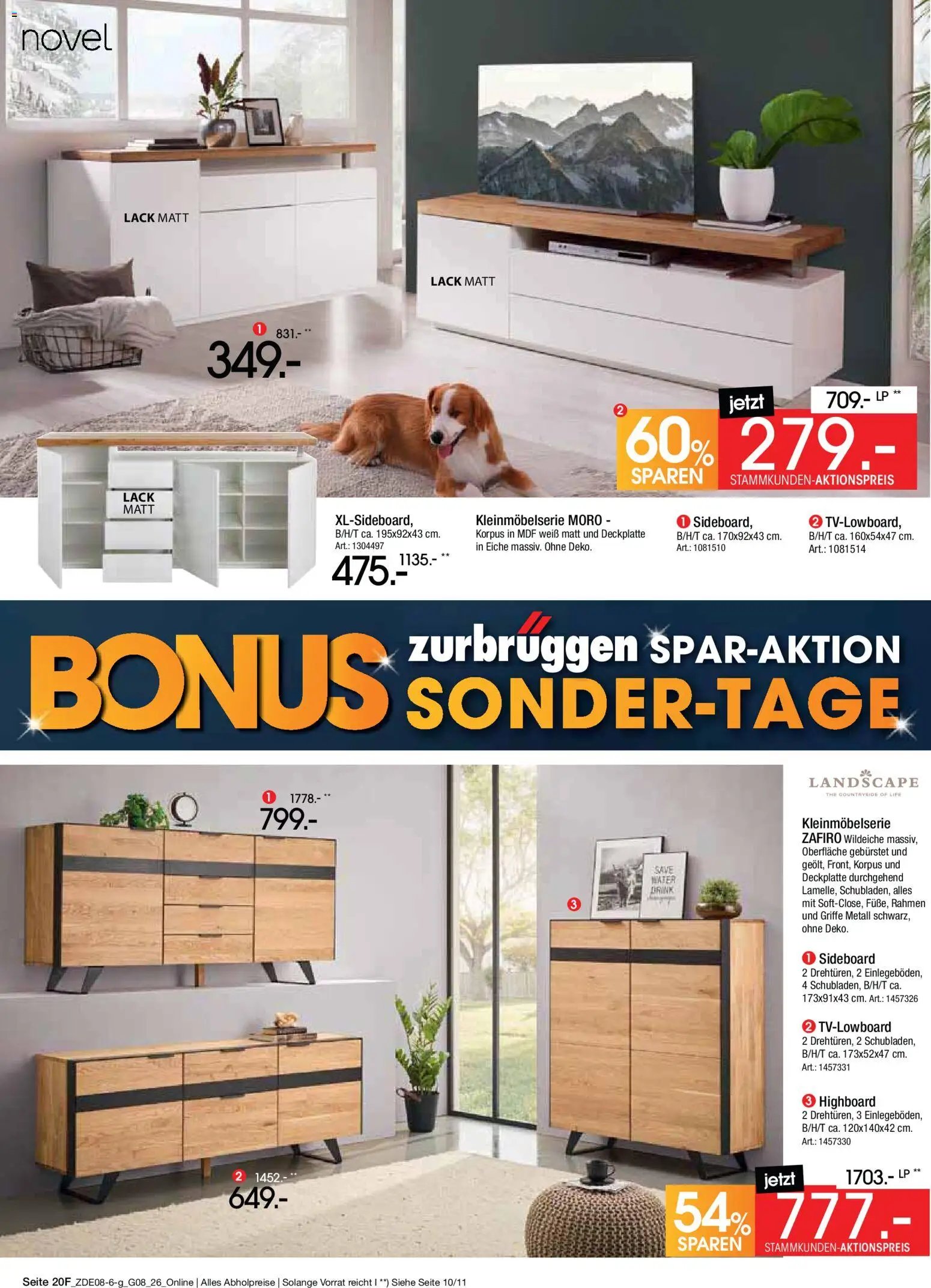 Zurbrüggen Bonus sonder-tage