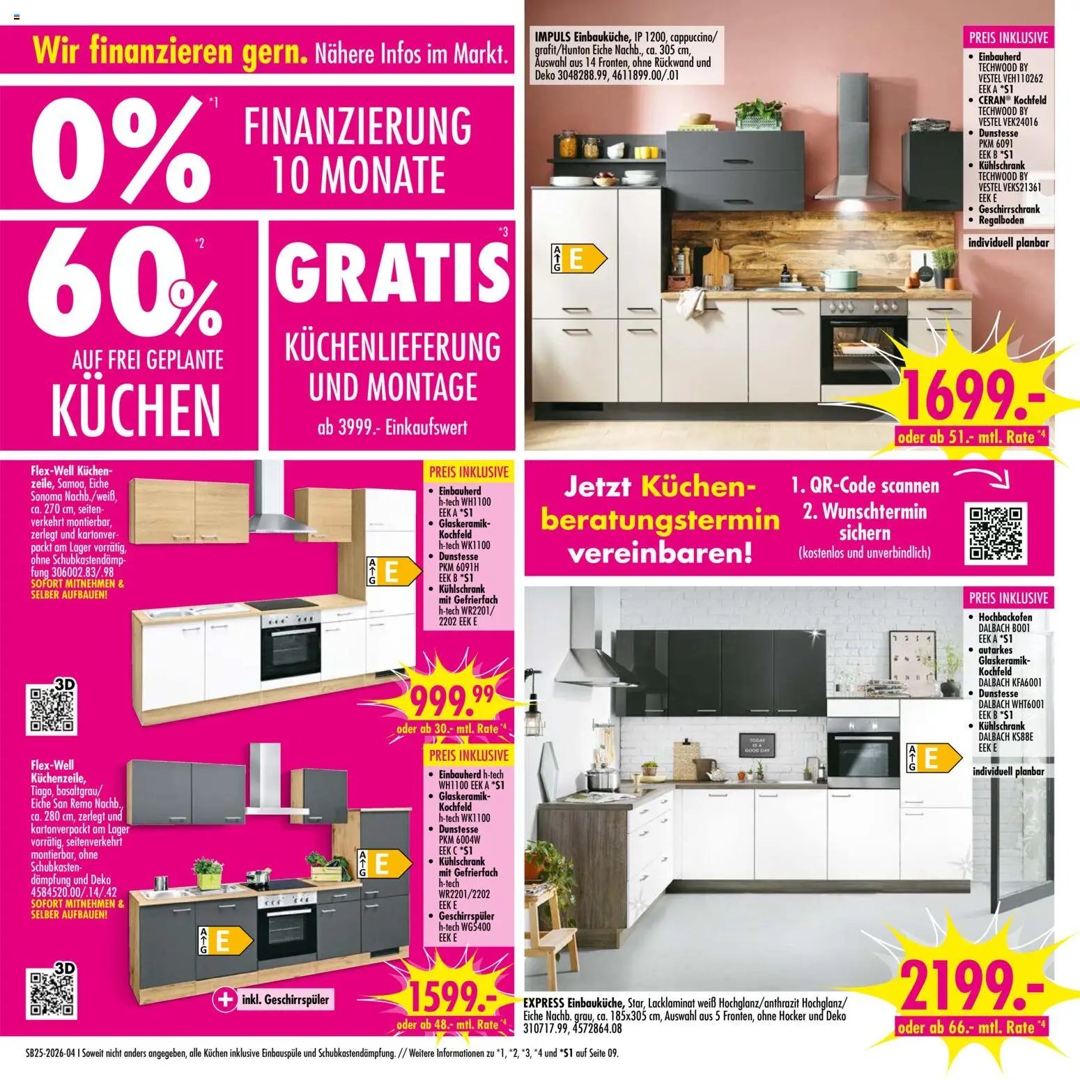 SB Möbel Boss Prospekt Mühlhausen