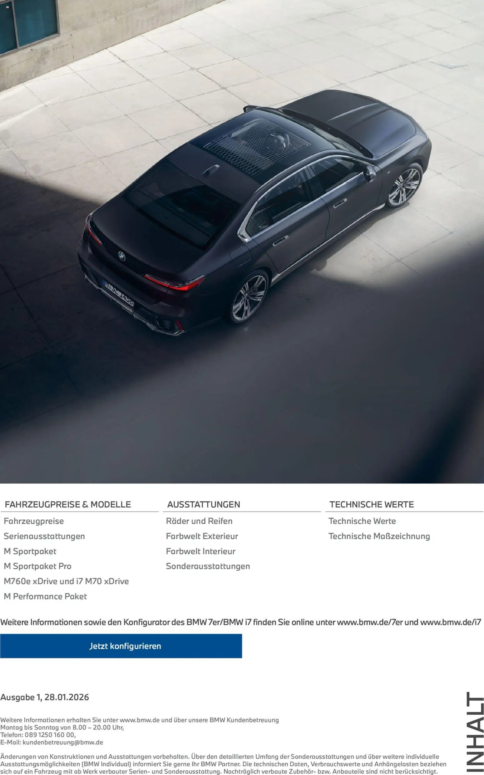 BMW Prospekt 7er	
