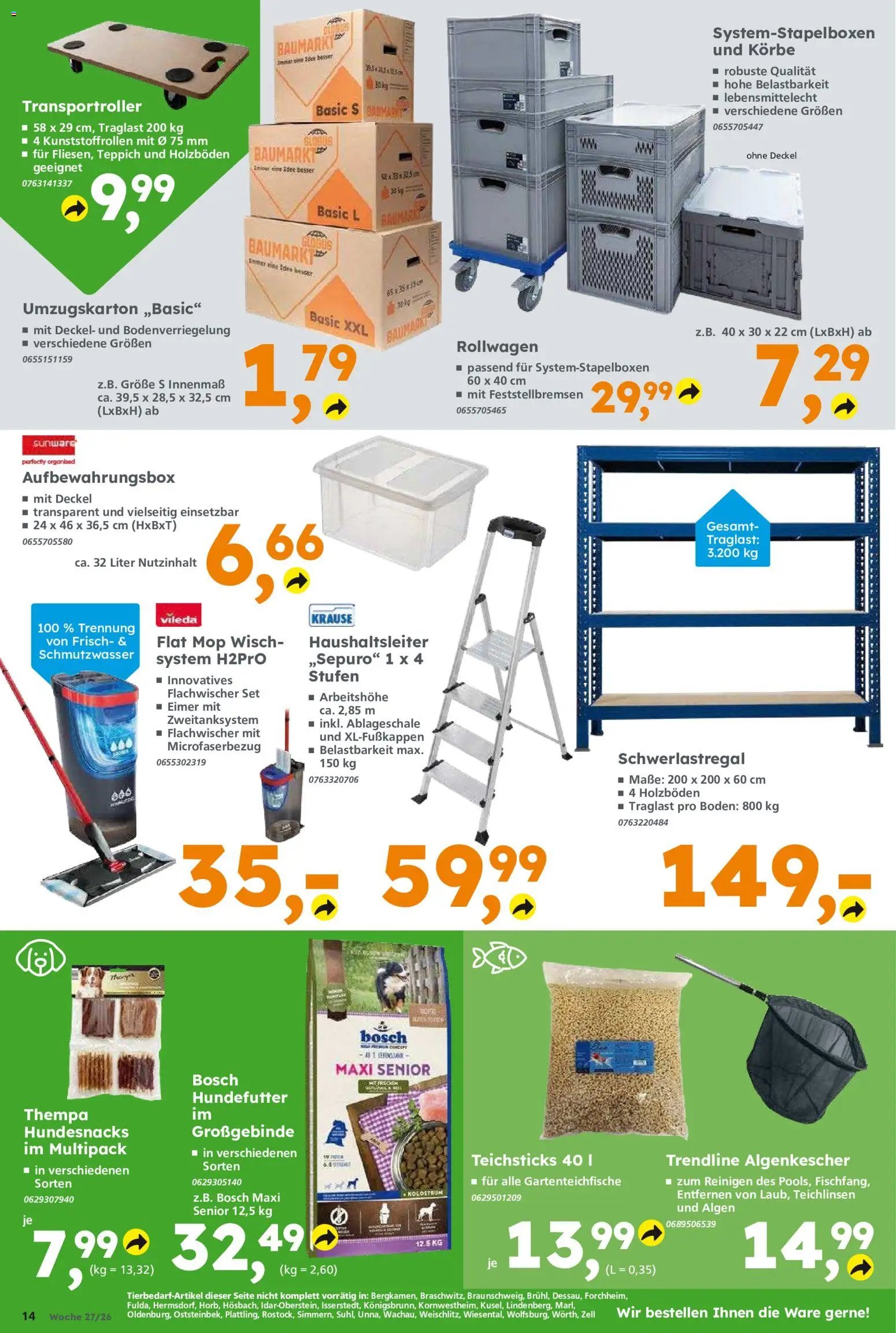 Globus Baumarkt Prospekt Weinstadt-Endersbach