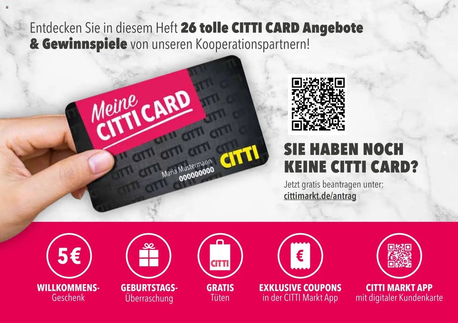 CITTI Markt Vorteilsheft