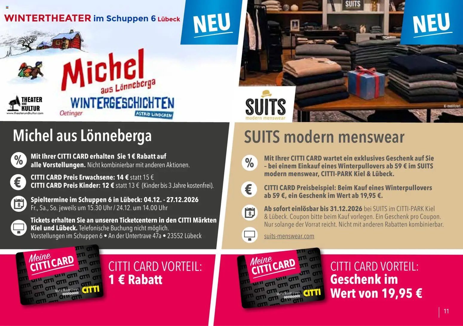 CITTI Markt Vorteilsheft