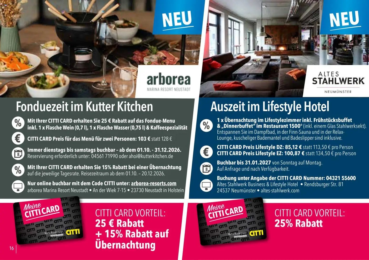 CITTI Markt Vorteilsheft