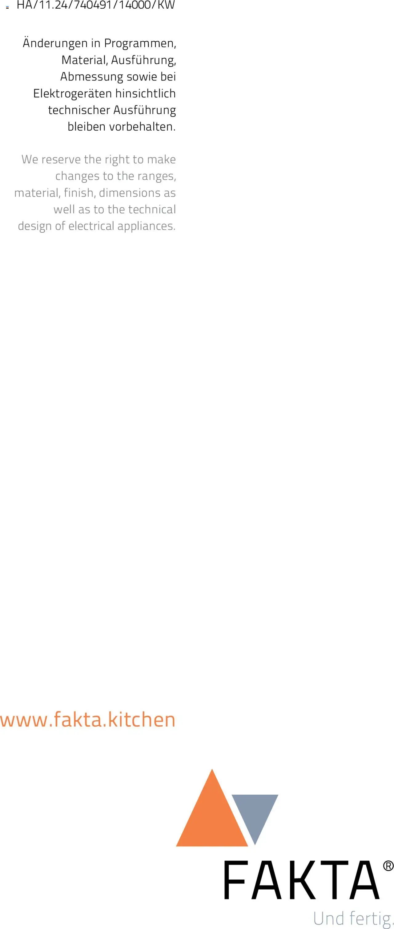 Ostermann Fakta Küchenmagazin