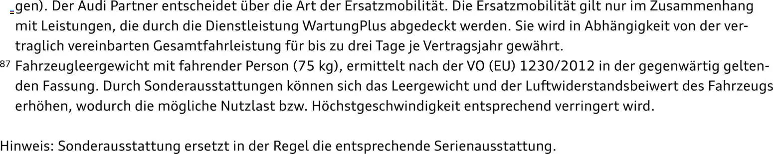 Audi Prospekt 	