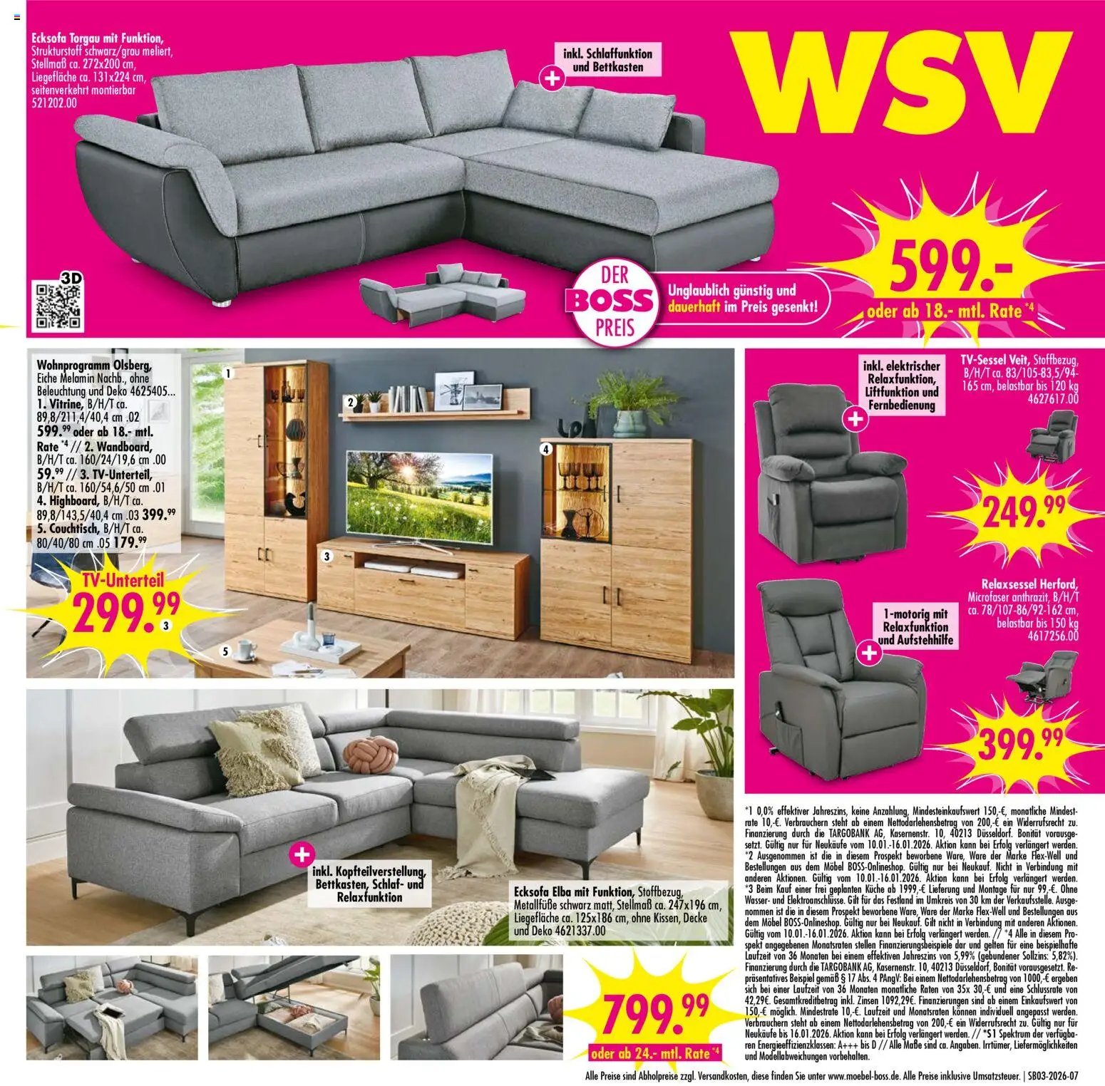 SB Möbel Boss Prospekt 	 (2026-01-10 - 2026-02-16)