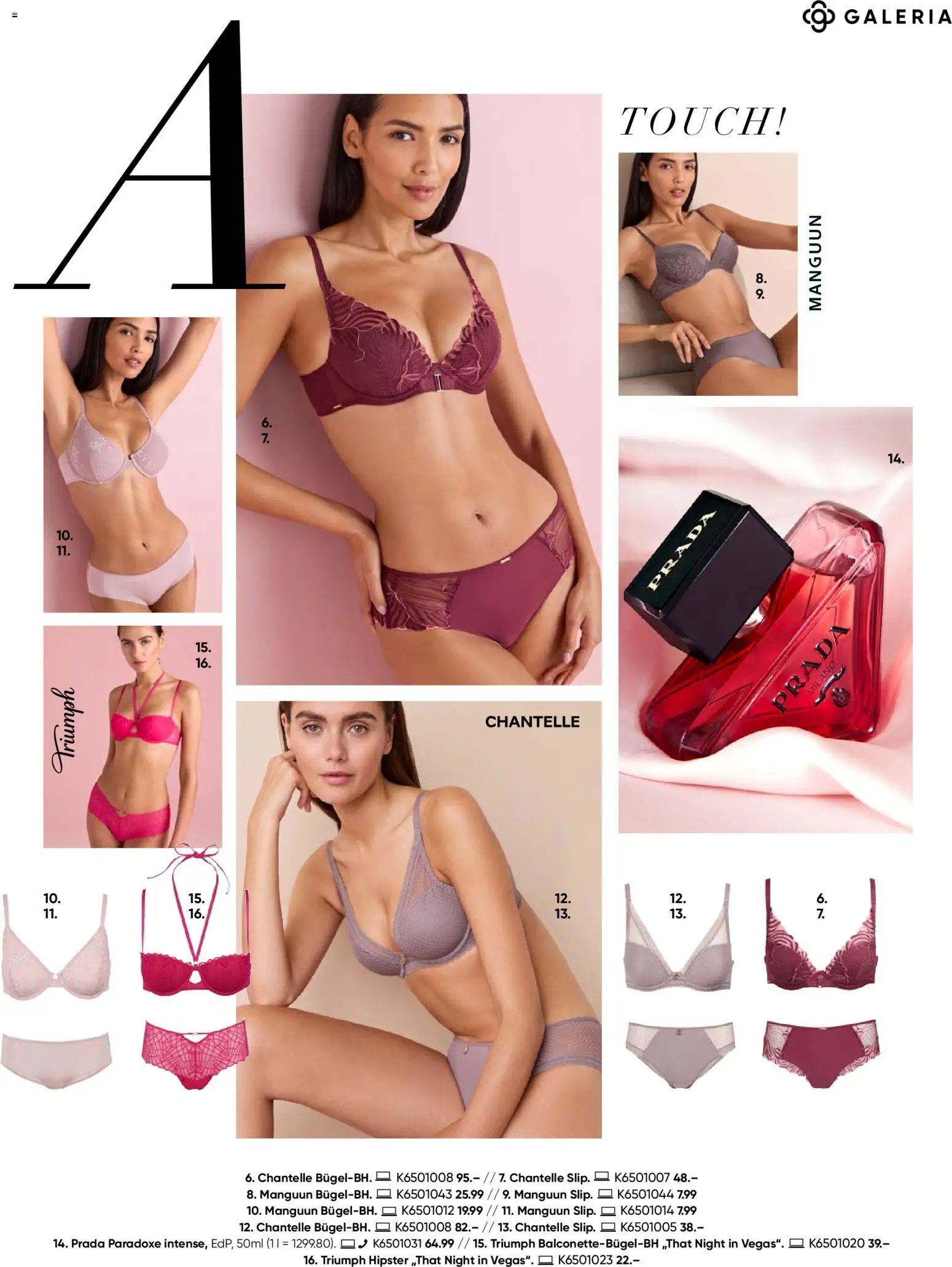 Galeria Karstadt Kaufhof Wäsche & Beauty Days Special