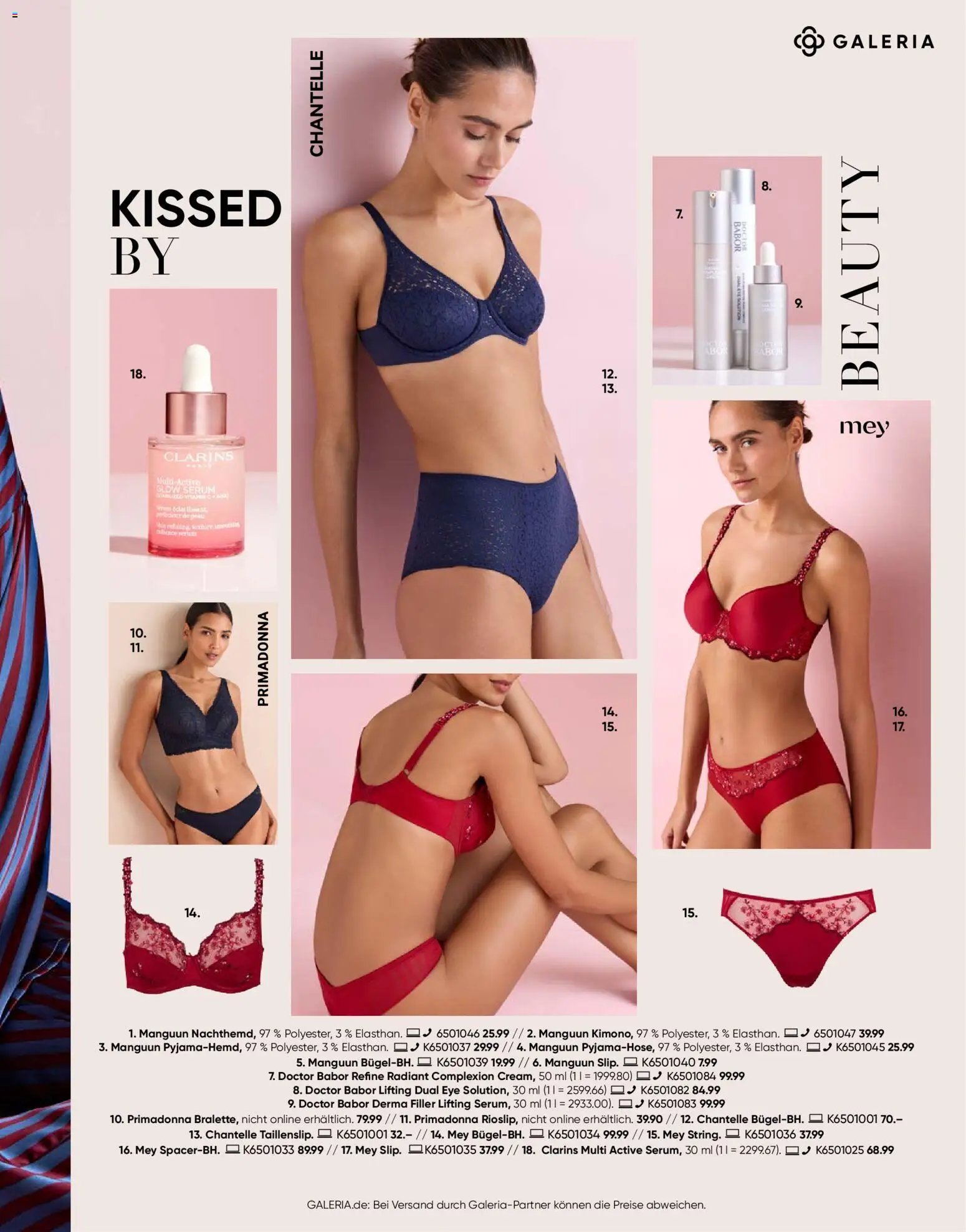 Galeria Karstadt Kaufhof Wäsche & Beauty Days Special