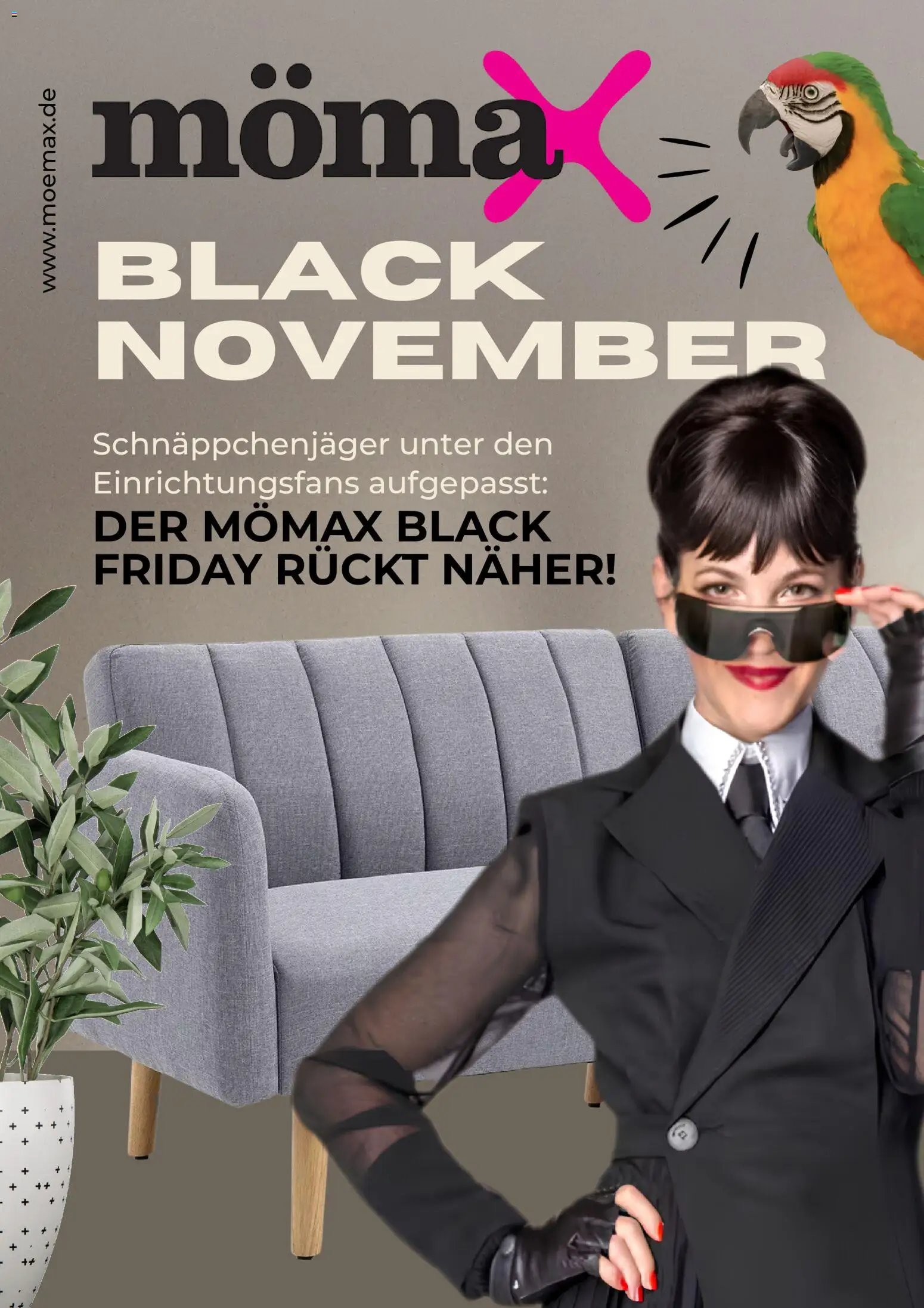 Mömax Black Friday Ankündigung