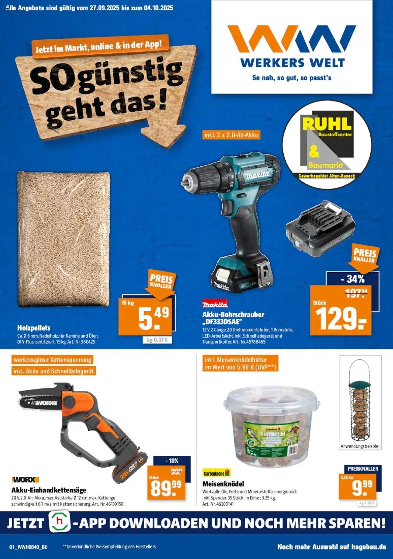 Hagebau Prospekt Buseck (2025-09-27 - 2025-10-04) | 1