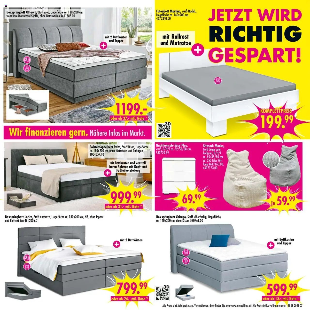 SB Möbel Boss Prospekt 	 (2025-08-09 - 2025-08-22) | 7