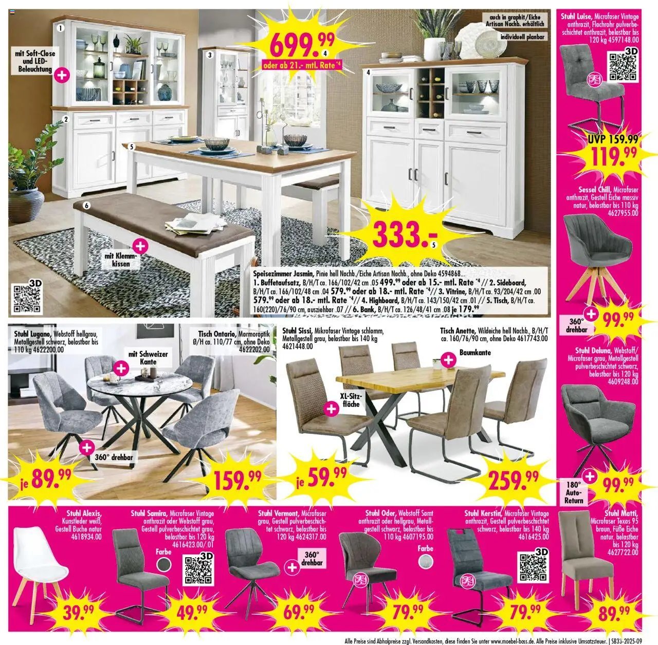 SB Möbel Boss Prospekt 	 (2025-08-09 - 2025-08-22) | 9