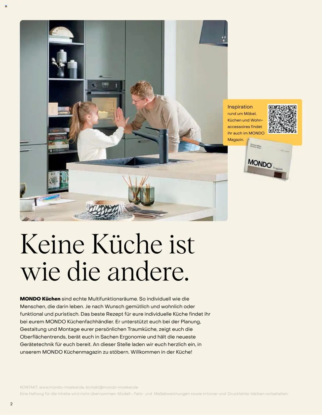 Ostermann Mondo Küchenprospekt